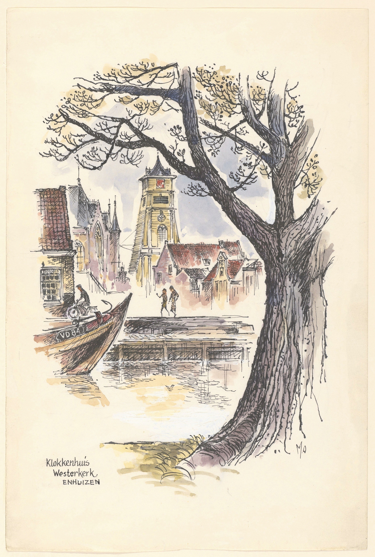 Klokkenhuis van de Westerkerk, by Maarten Oortwijn, public domain