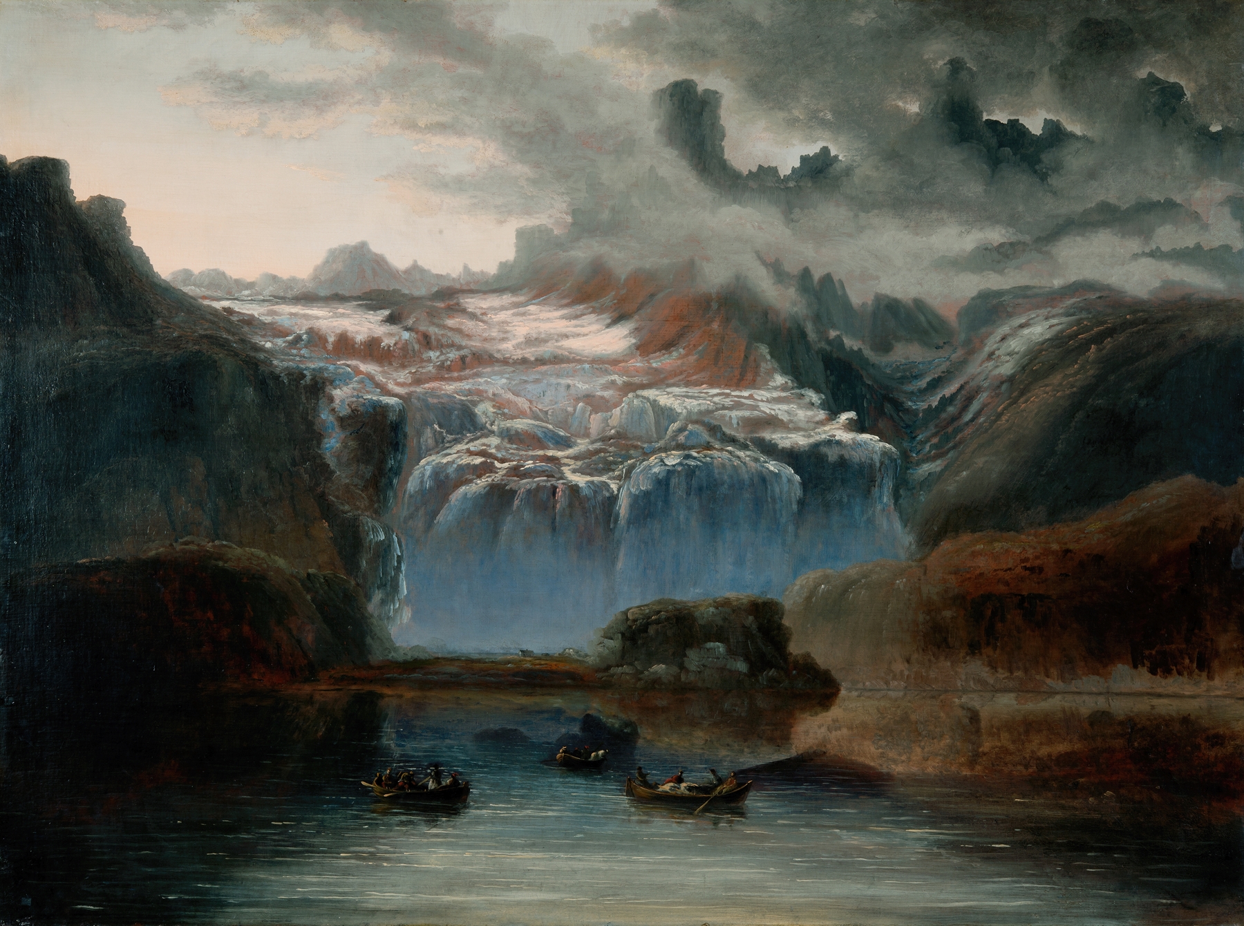 The Glacier, Jostedalsbreen, by Peder Balke, public domain