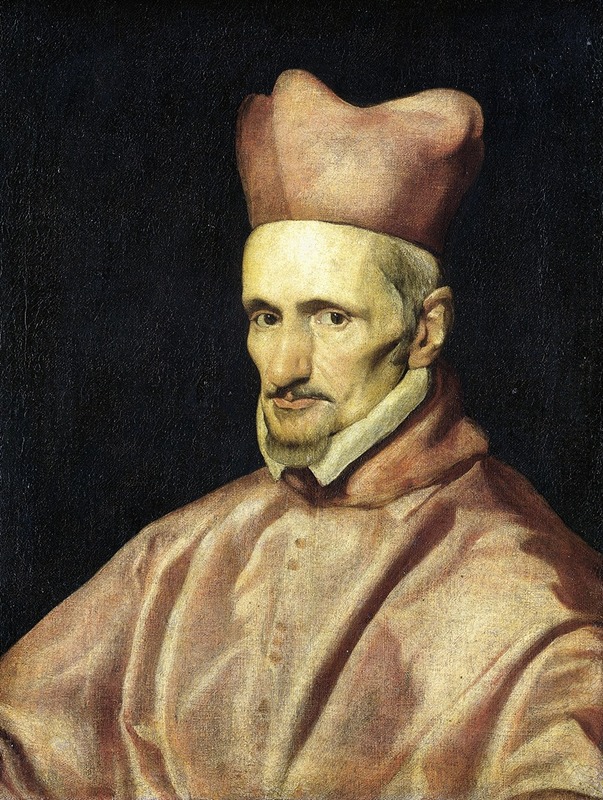 A portrait of Cardinal Gaspar de Borja y Velasco by Diego Velázquez.
