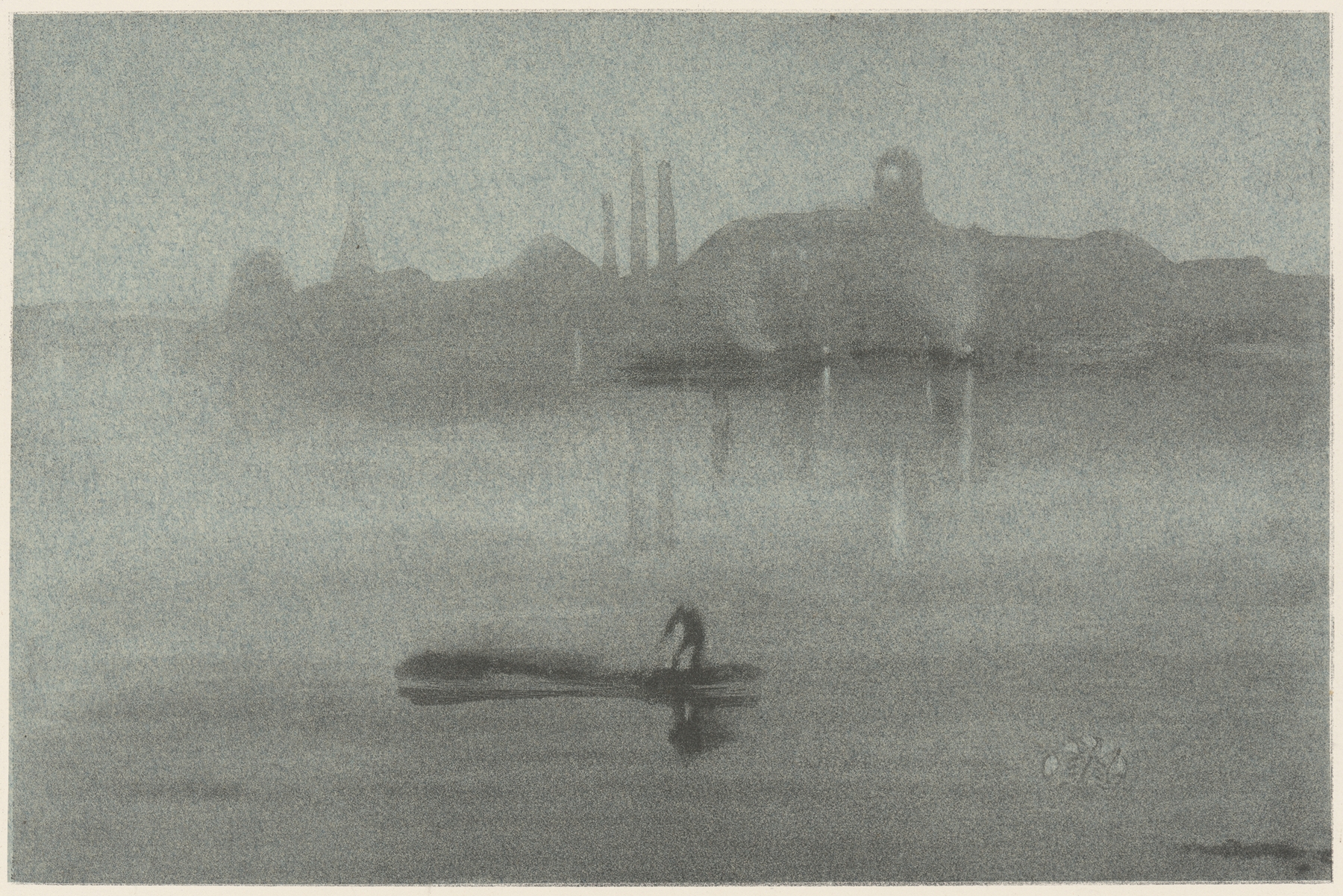 Nocturne, by James Abbott McNeill Whistler, public domain