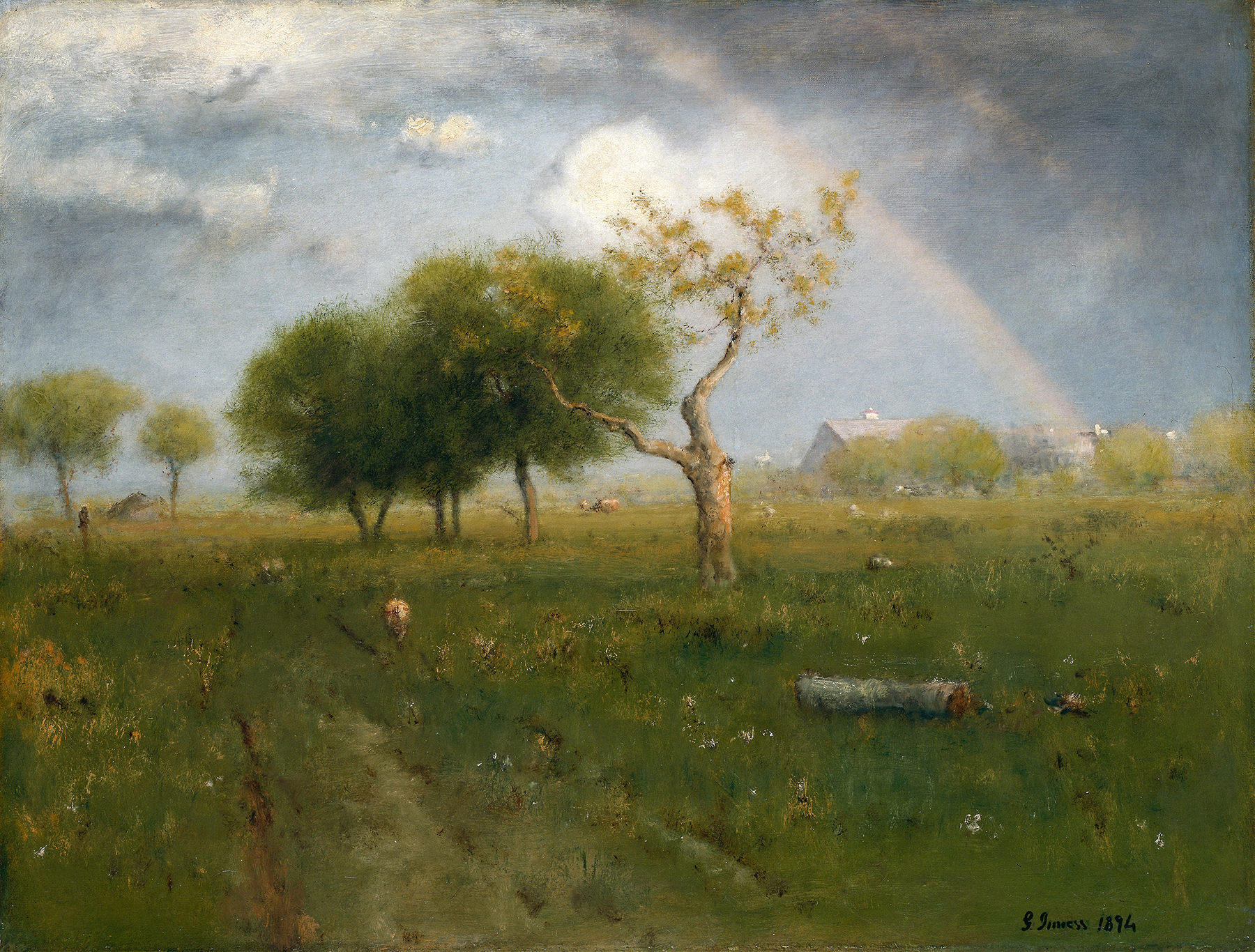 After a Summer Shower, by George Inness, public domain