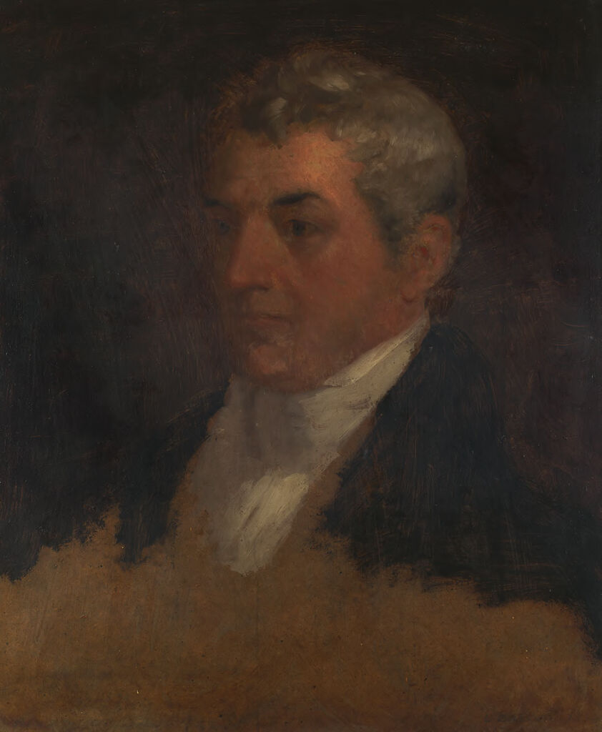Loammi Baldwin, Jr. (1780-1838); verso: Study for Female Head, by Washington Allston, public domain