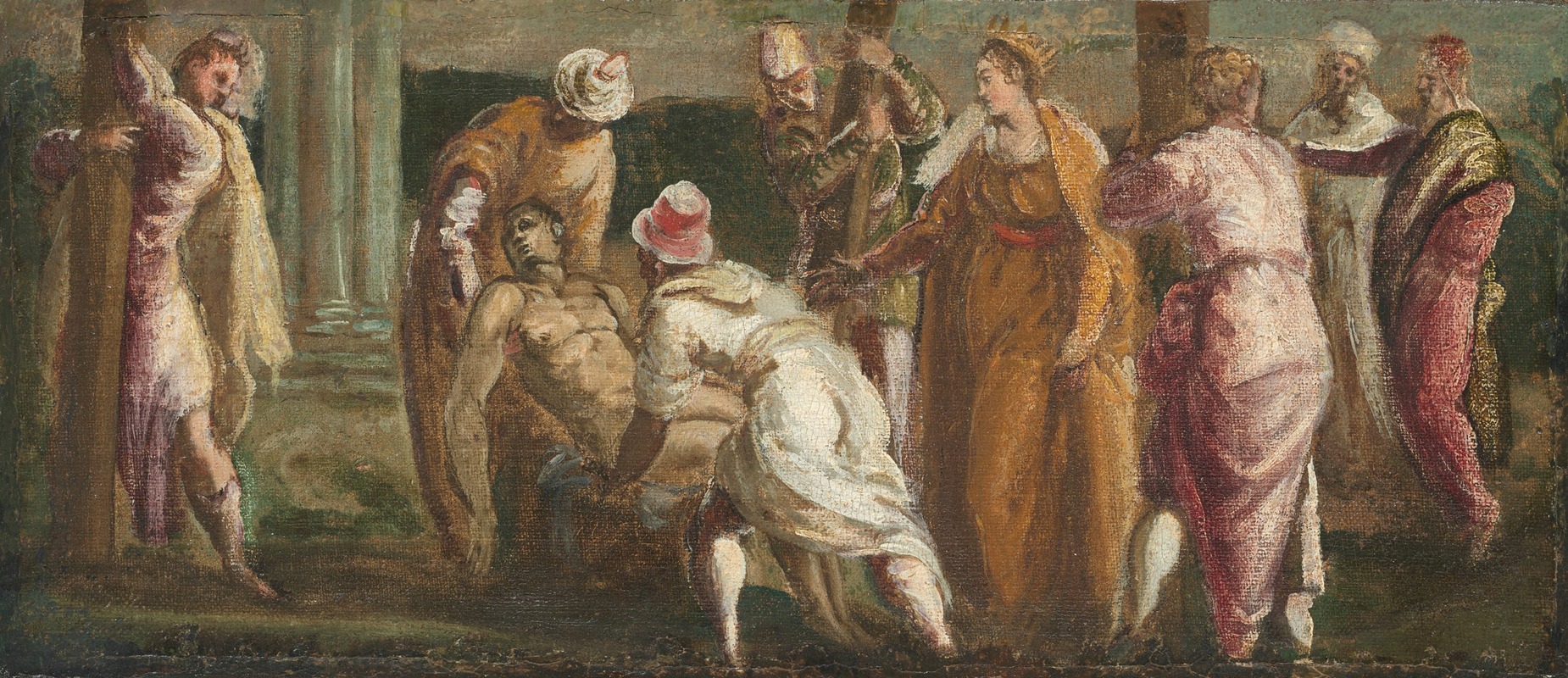 Saint Helen Testing the True Cross, oil on canvas by Tintoretto