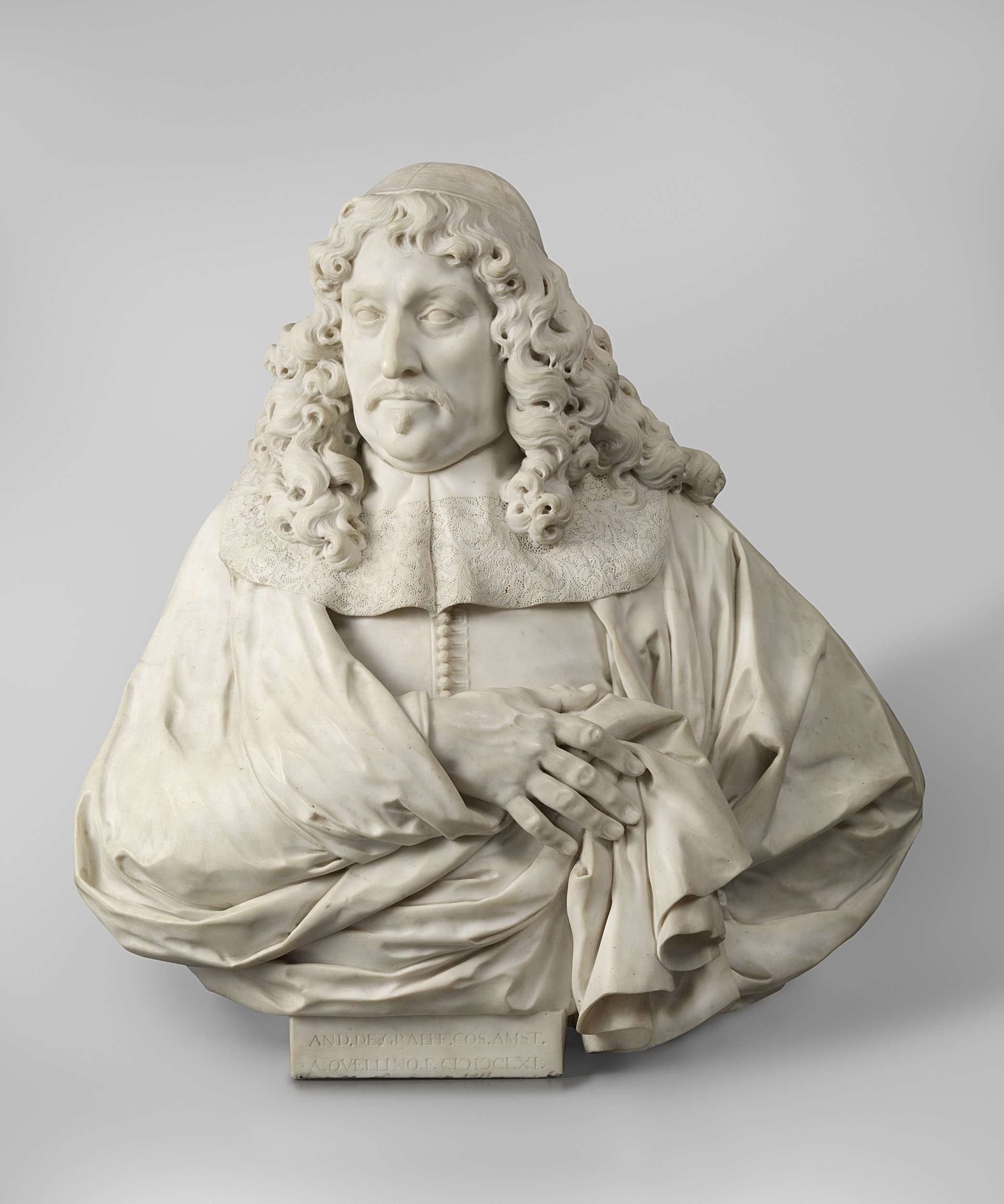 Portrait of Andries de Graeff, by Artus Quellinus (I), public domain