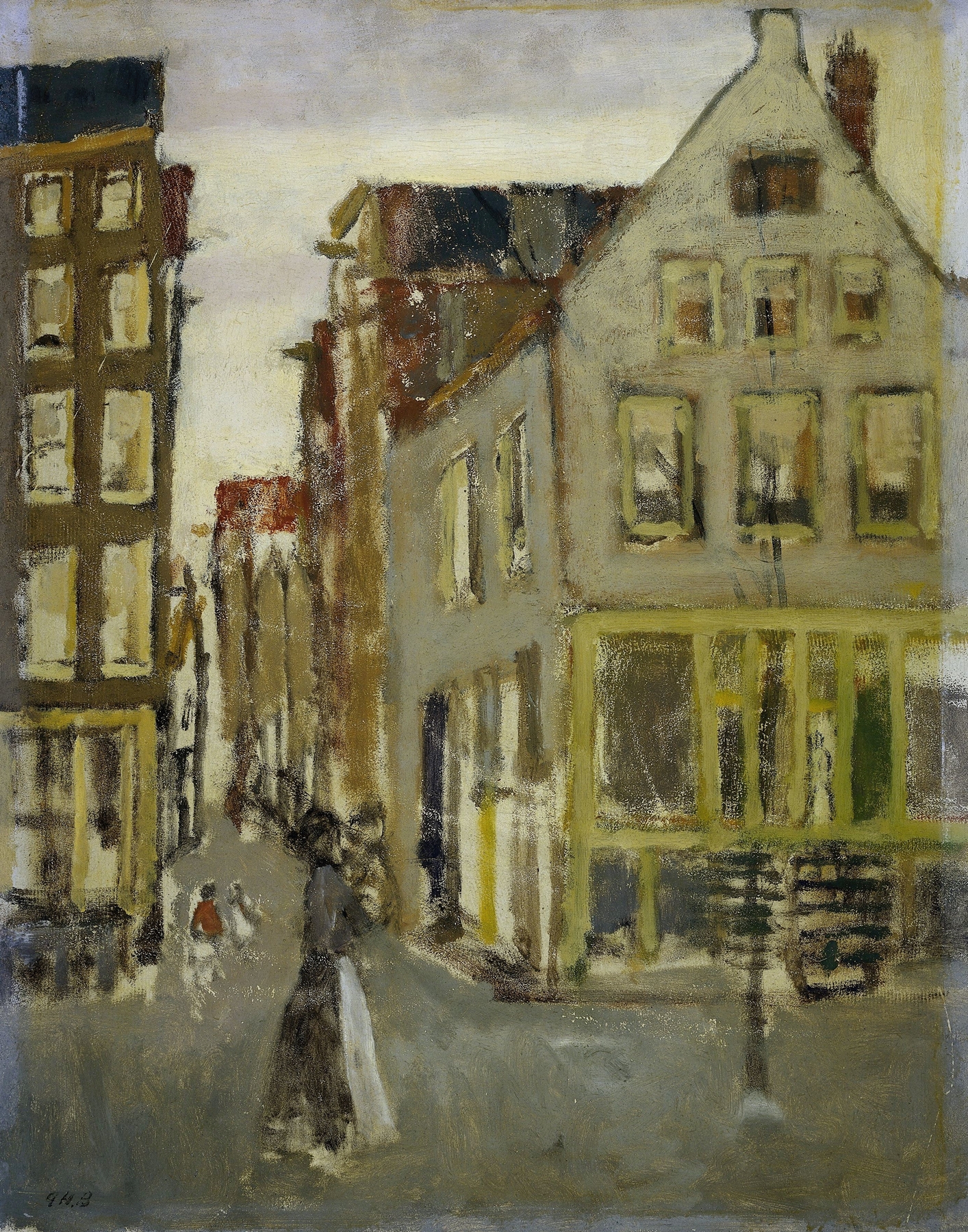 De Lauriergracht bij de Tweede Laurierdwarsstraat, by George Hendrik Breitner, public domain