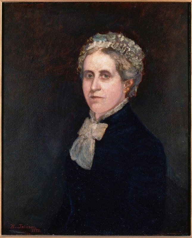 This painting depicts Isabella Guthrie McCosh, showcasing her dignified presence.