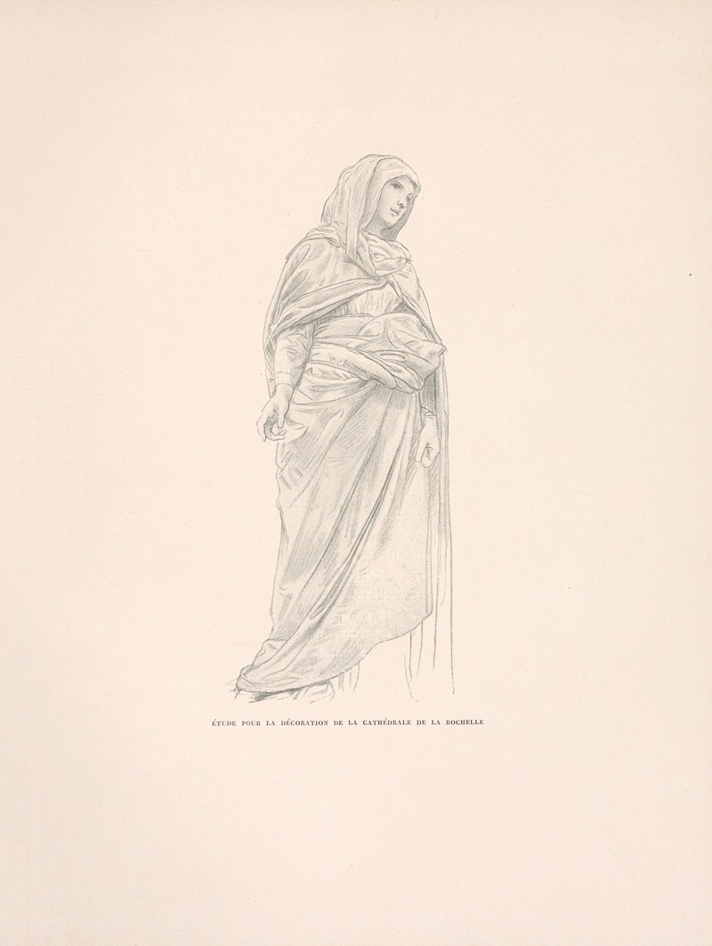 Ètude pour la dècoration de la cathedrale de la Rochelle by William Bouguereau