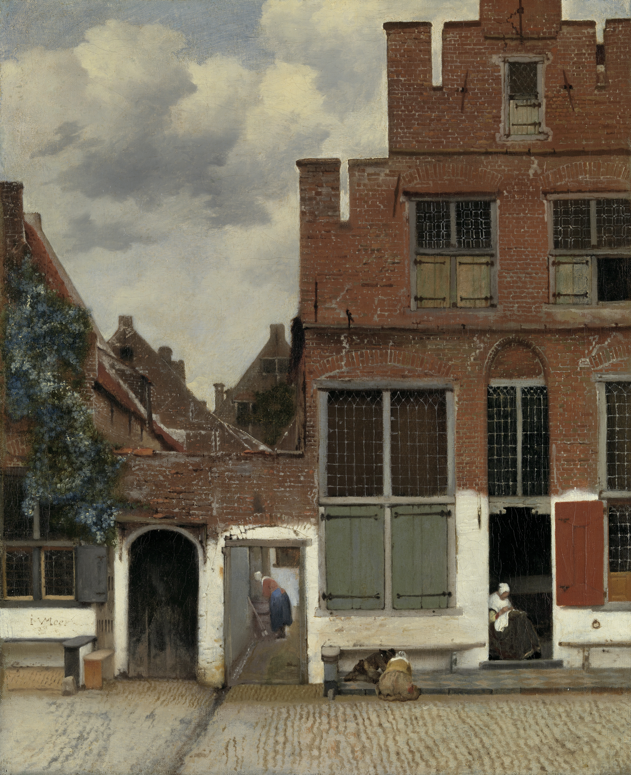 View of Houses in Delft, Known as ‘The Little Street’, by Johannes Vermeer, public domain