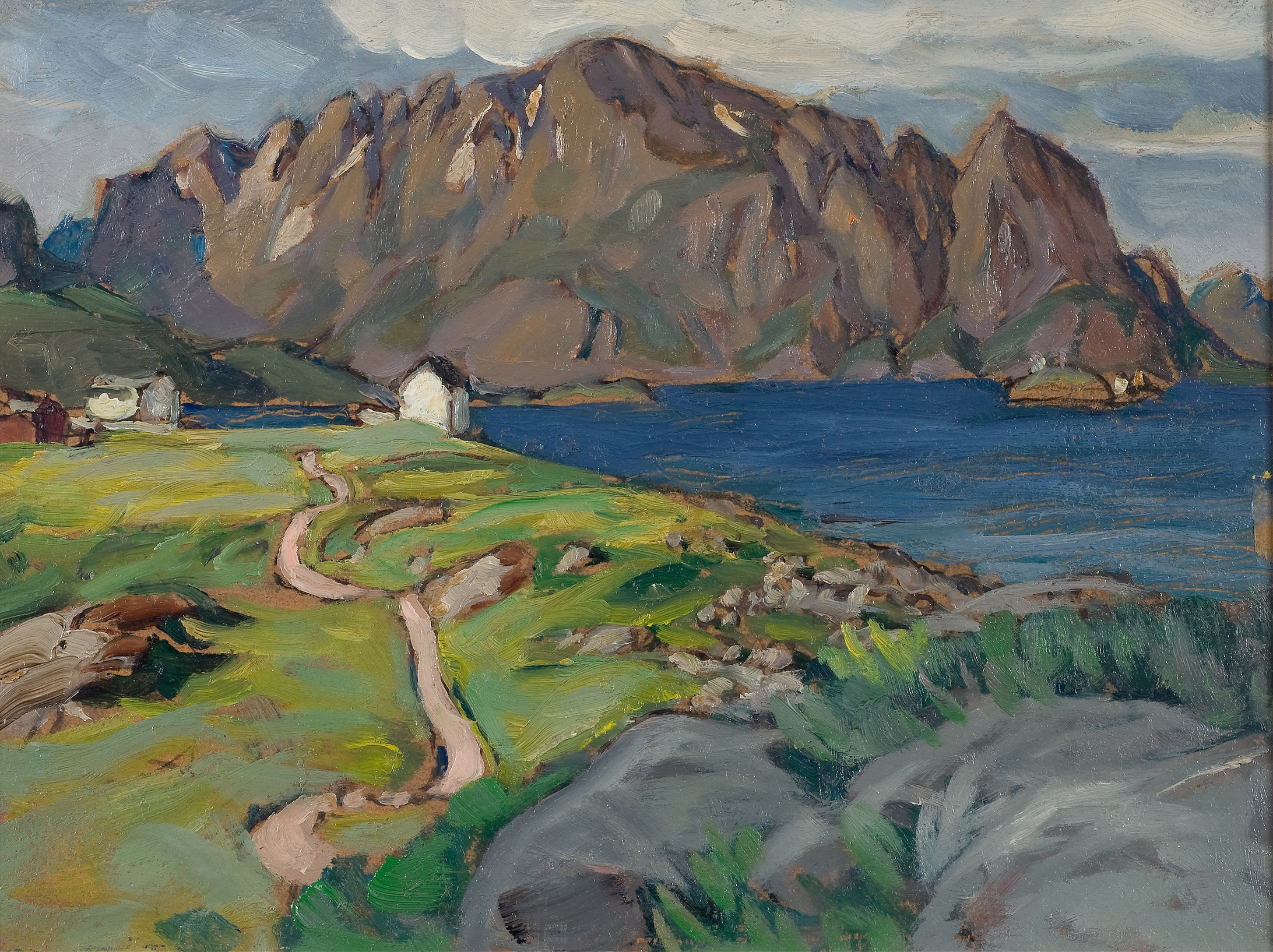 Summer, Store Molla. Study from Lofoten, by Anna Boberg, public domain