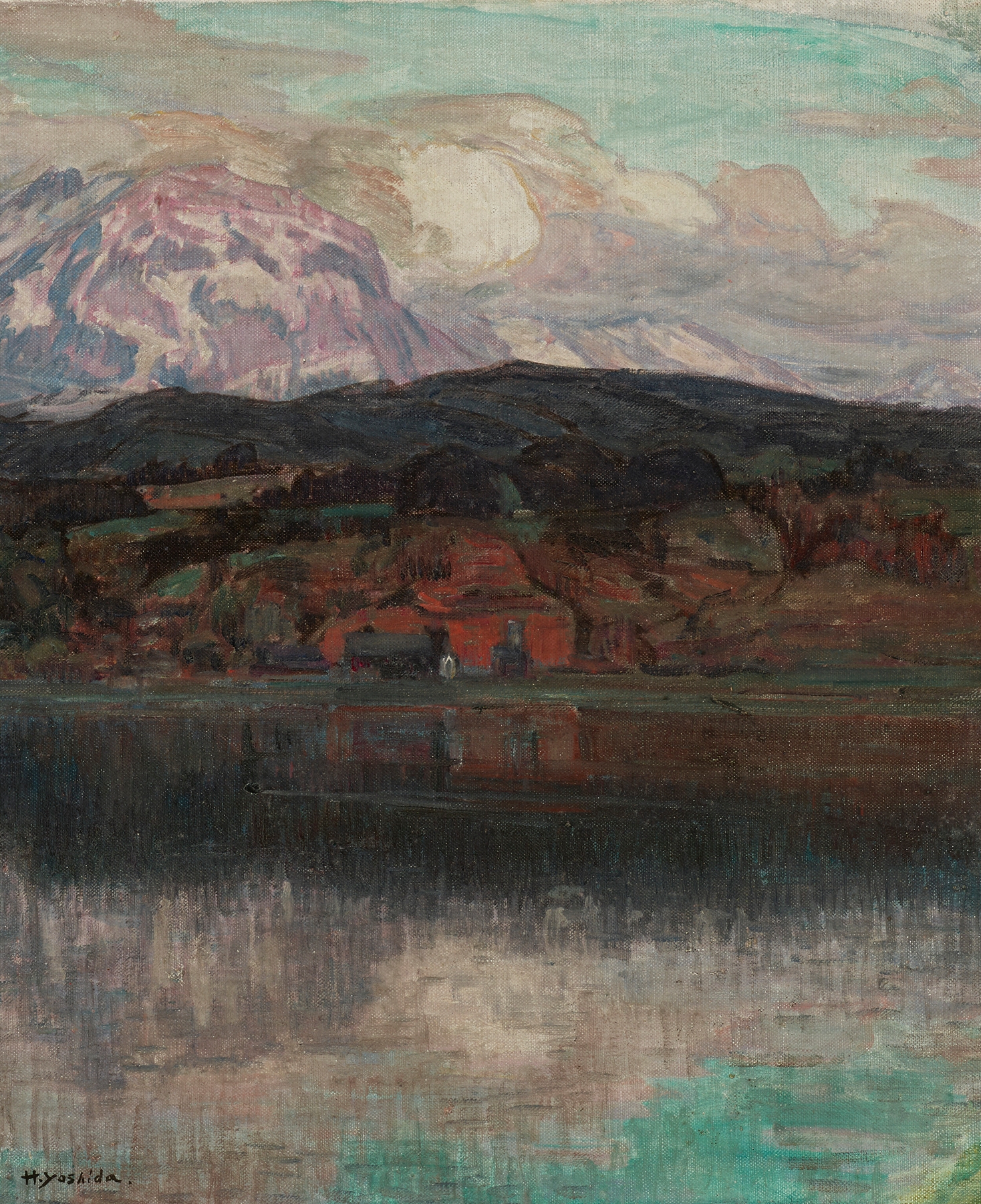Landscape, by Yoshida Hiroshi, public domain