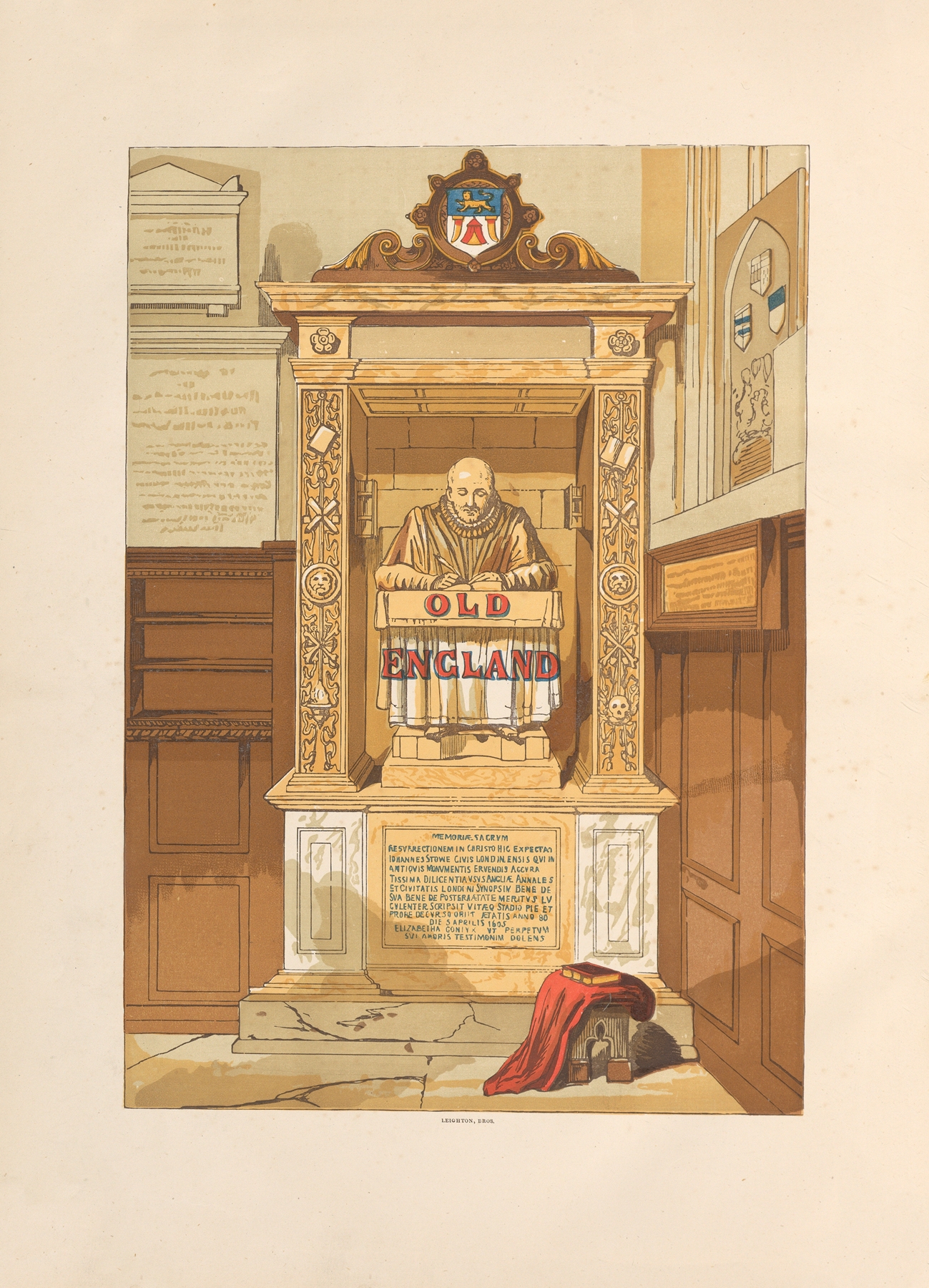Old England – Frontispiece, by Charles Knight, public domain