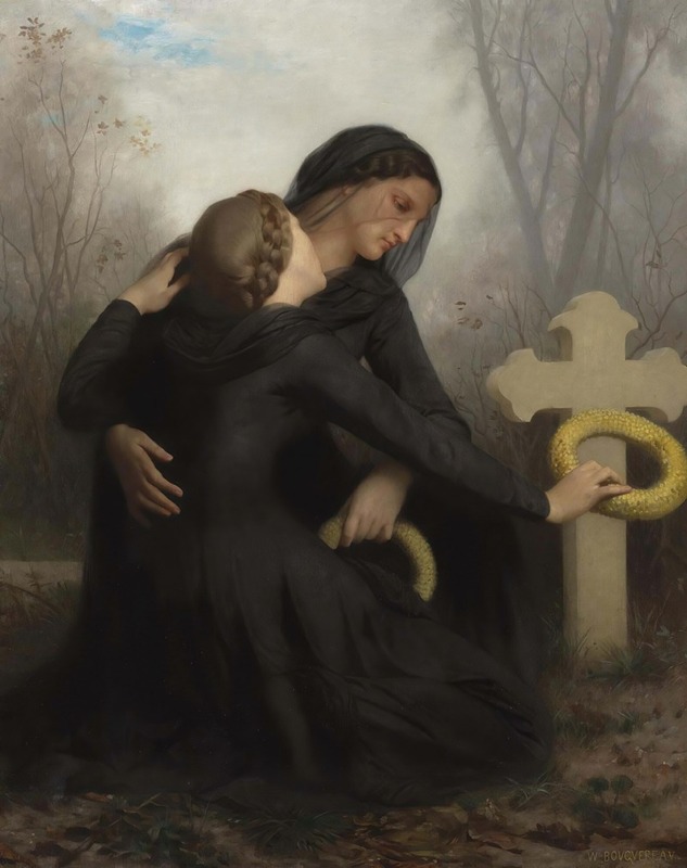 Le Jour Des Morts (All Saints Day) by William Bouguereau