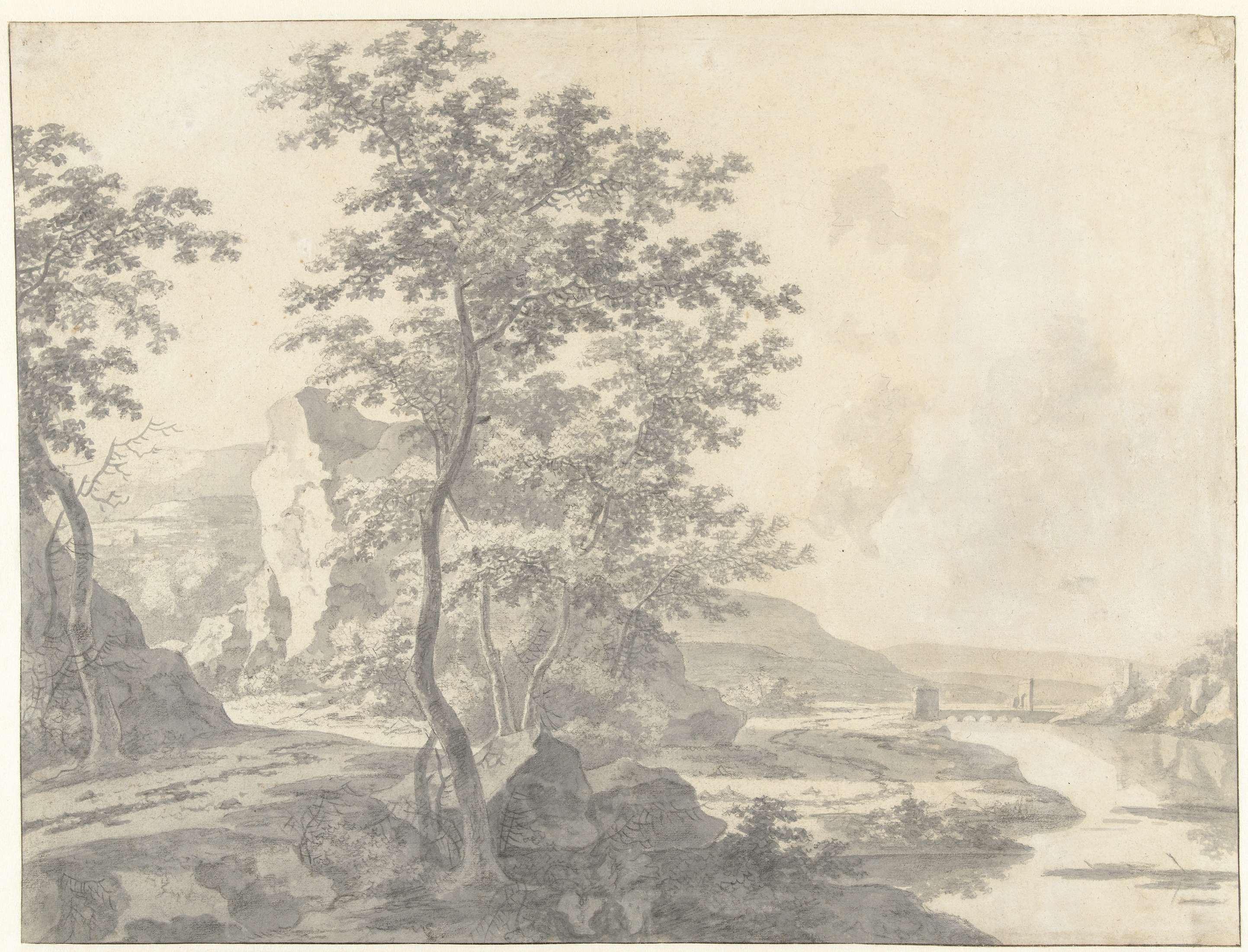 Italiaans landschap, by Jan Both, public domain