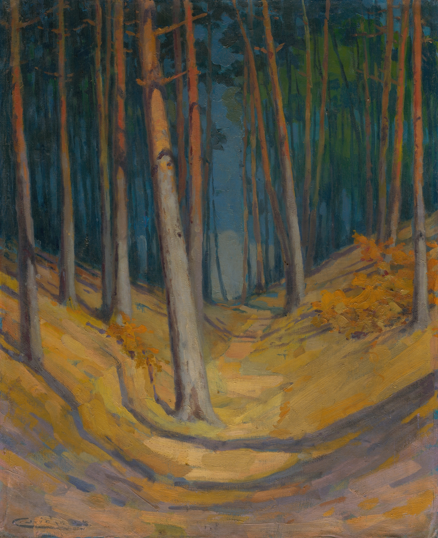 Forest, by Ľudovít Čordák, public domain