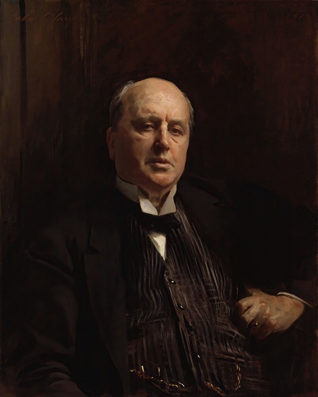 Portrait of Henry James by John Singer Sargent.