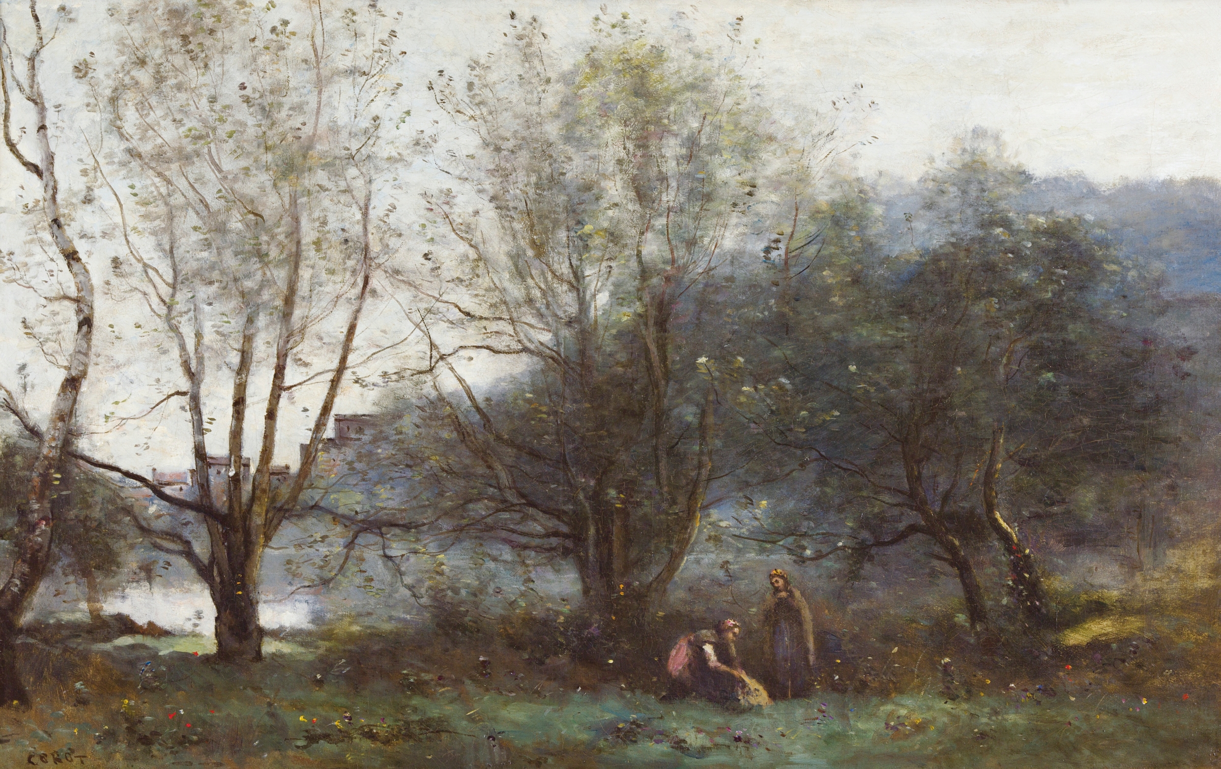Les Étangs De Ville D’avray, by Jean-Baptiste-Camille Corot, public domain