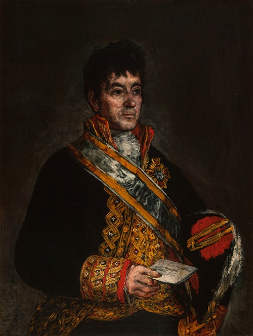 Portrait of Don Miguel De Lardizábal by Francisco de Goya.