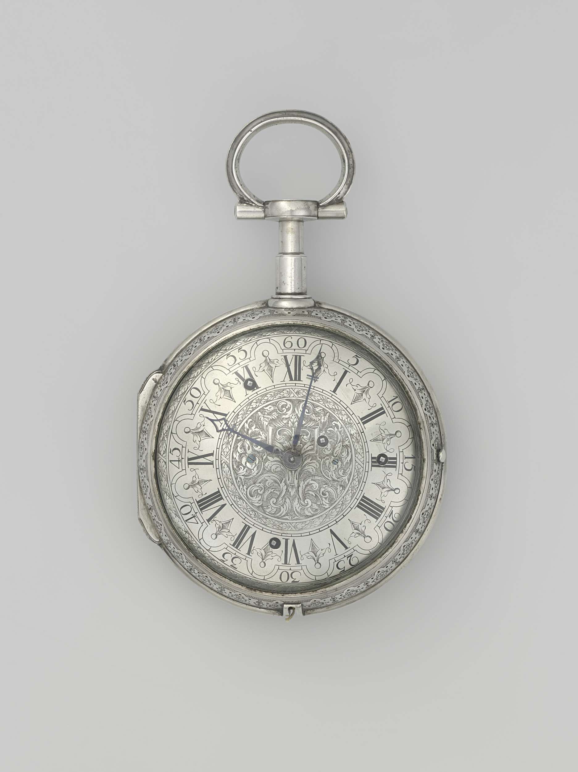 Travelling Watch with an Allegory of Navigation, metal, by Benjamin Zoll