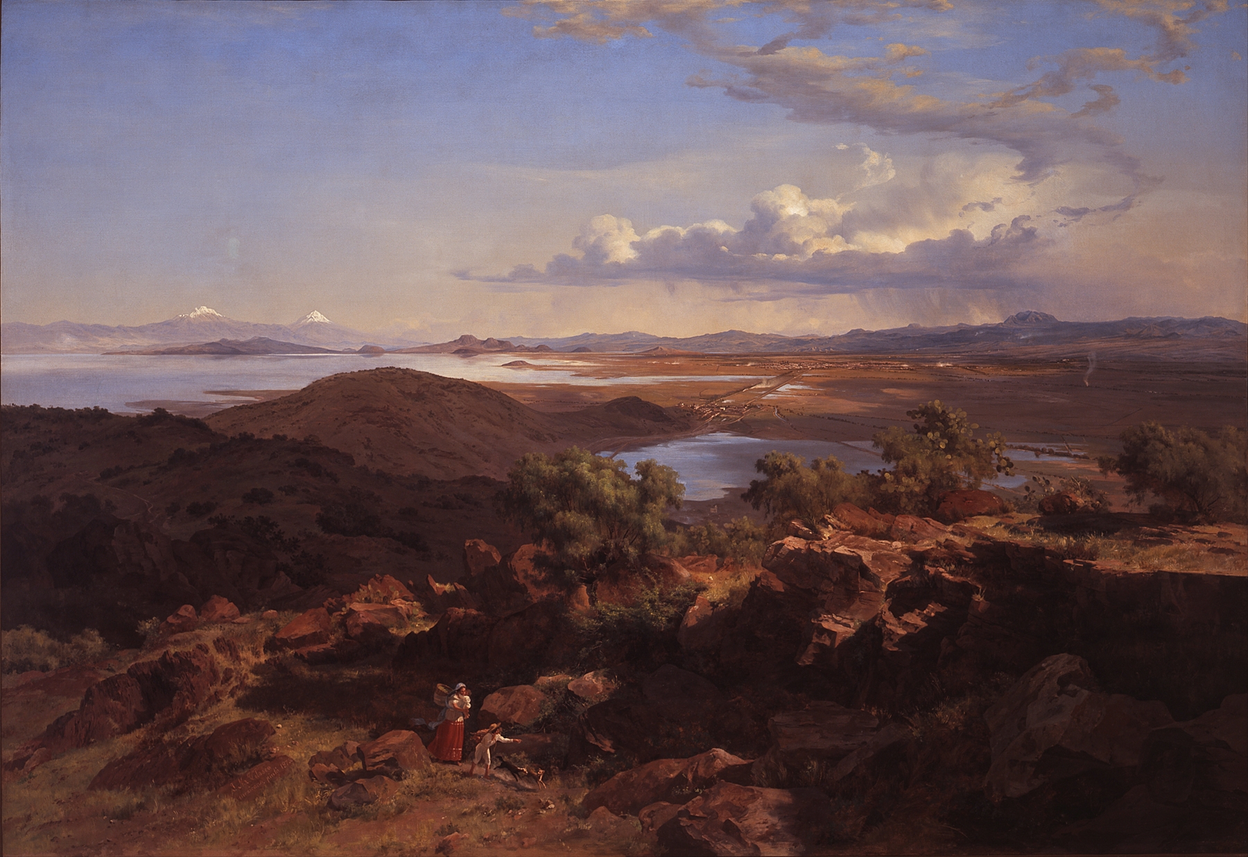 The Valley of Mexico from the Santa Isabel Mountain Range, by José María Velasco, public domain