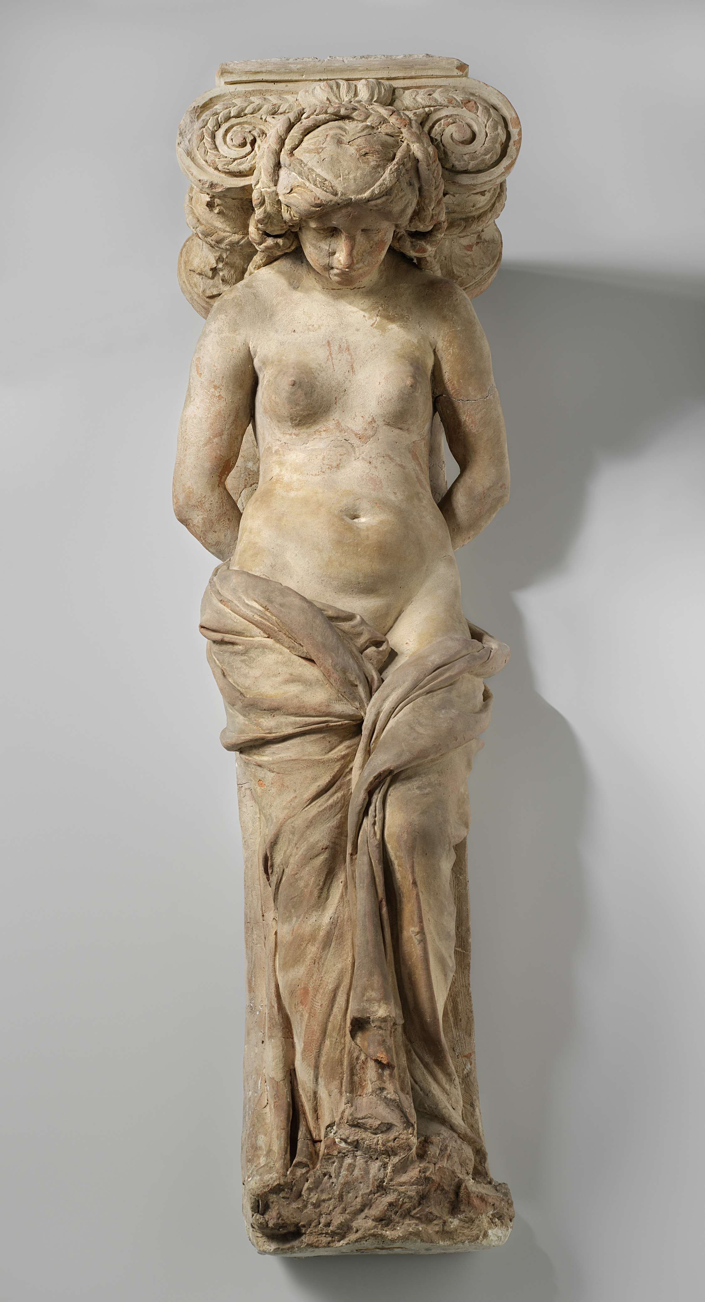 Weeping and captive caryatids: Remorse and Penance, by Artus Quellinus (I), public domain