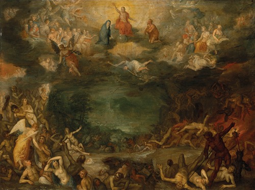Jan Brueghel the Elder's 'The Last Judgement' depicts a vivid scene of divine judgment.