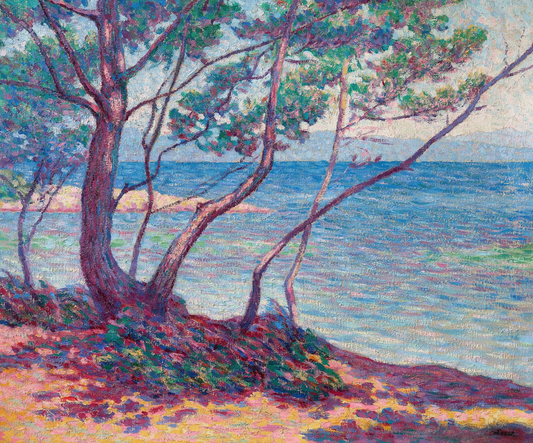 Paysage, by Maximilien Luce, public domain