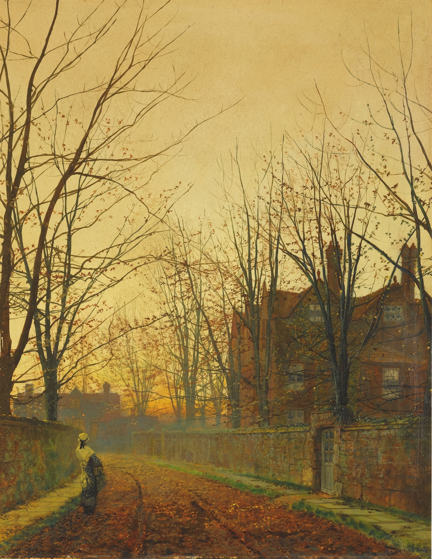 Late October, by John Atkinson Grimshaw, public domain