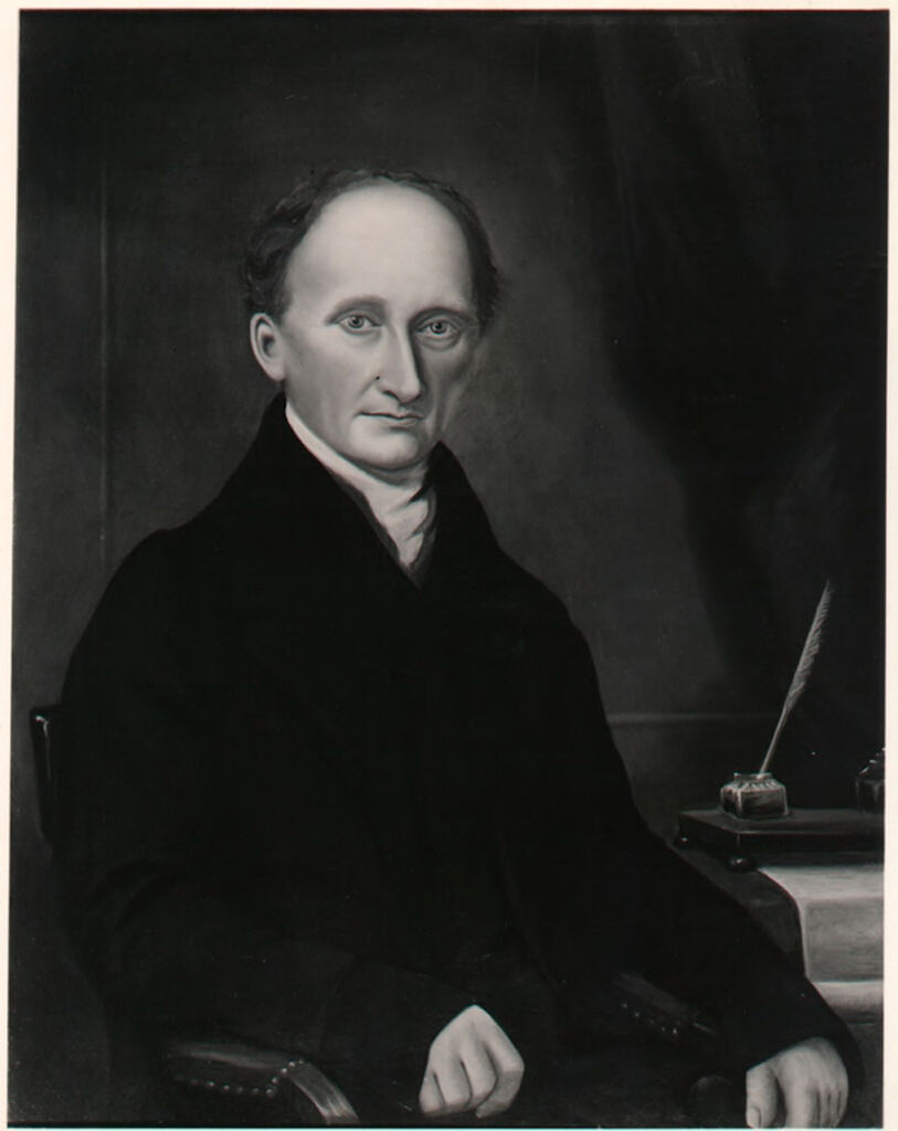Portrait of Lant Carpenter, oil on canvas by M. Gutenberg