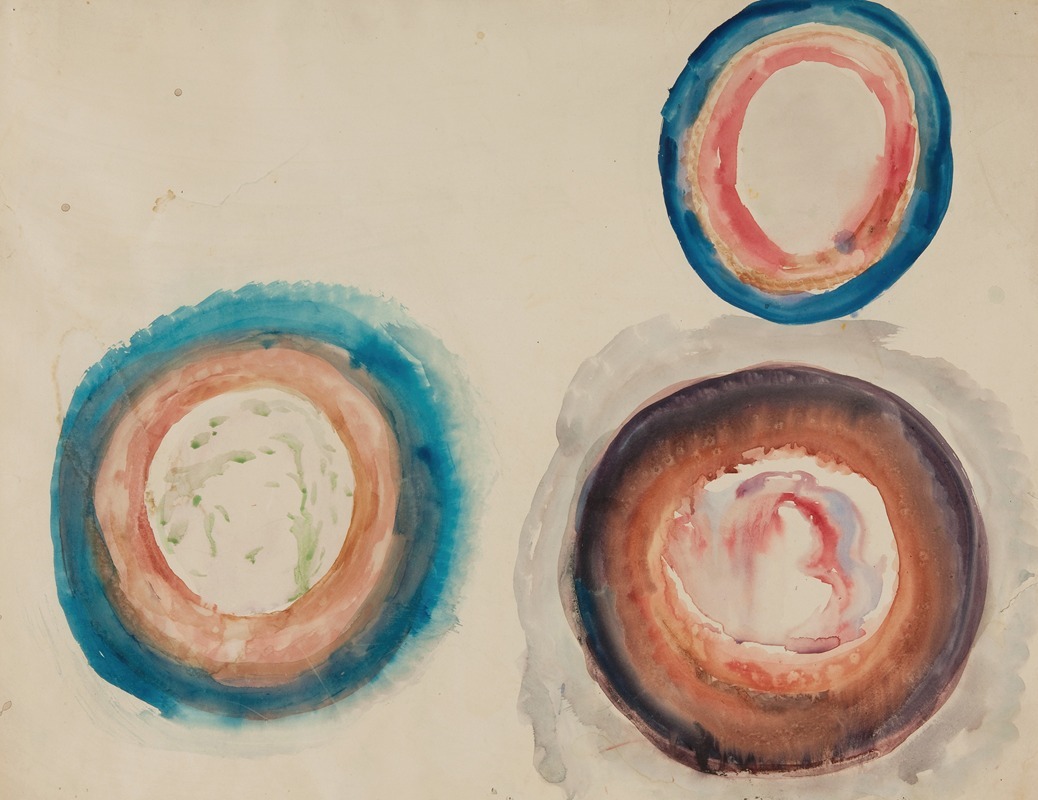 This artwork by Edvard Munch explores optical illusions through a unique visual style.