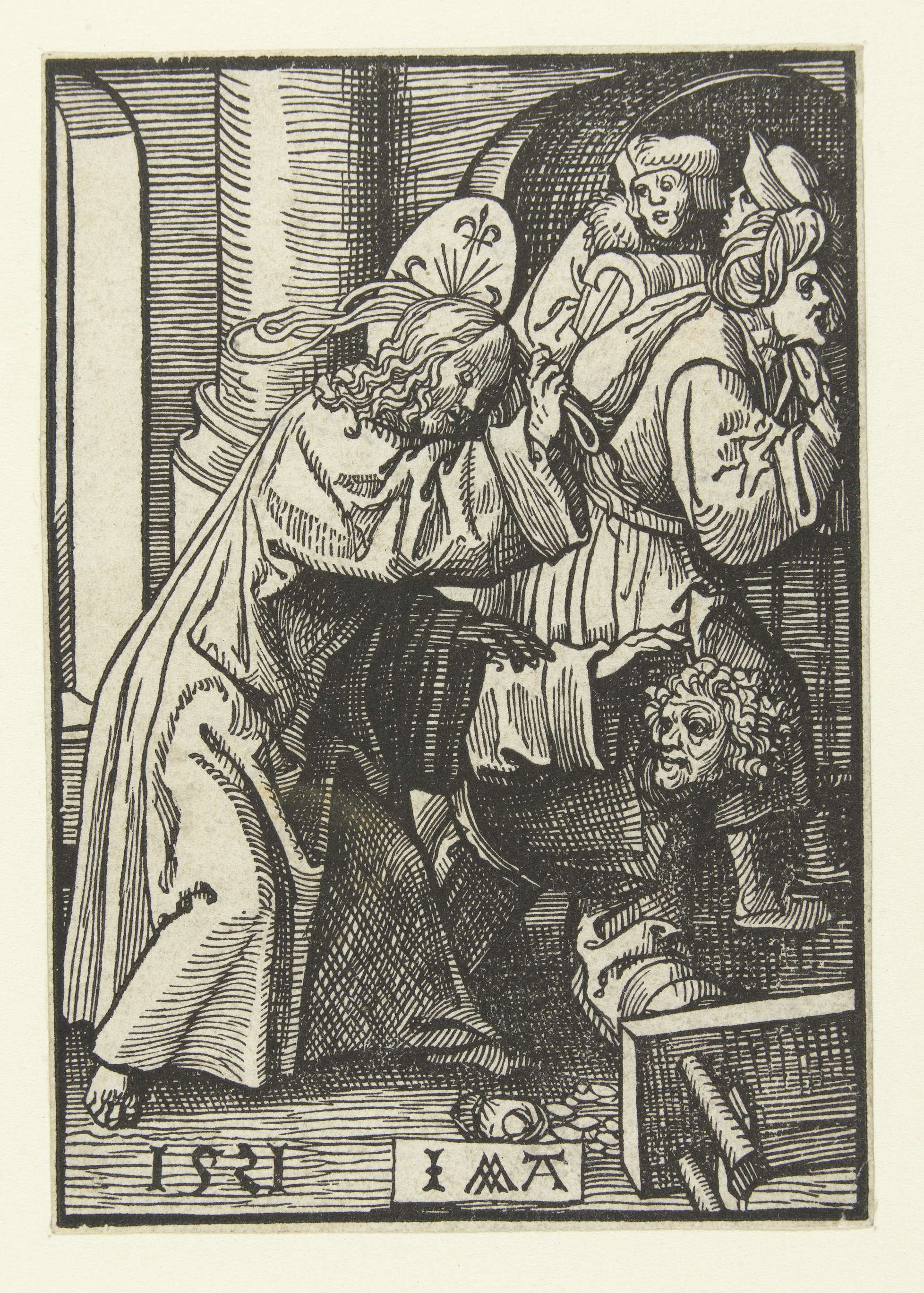 Verdrijving van de handelaren uit de tempel, by Jacob Cornelisz van Oostsanen, public domain