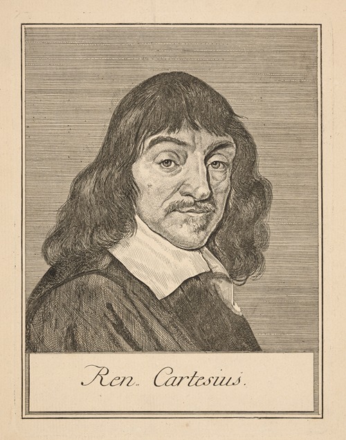 A portrait of René Descartes by Frans Hals, showcasing the philosopher's thoughtful expression.