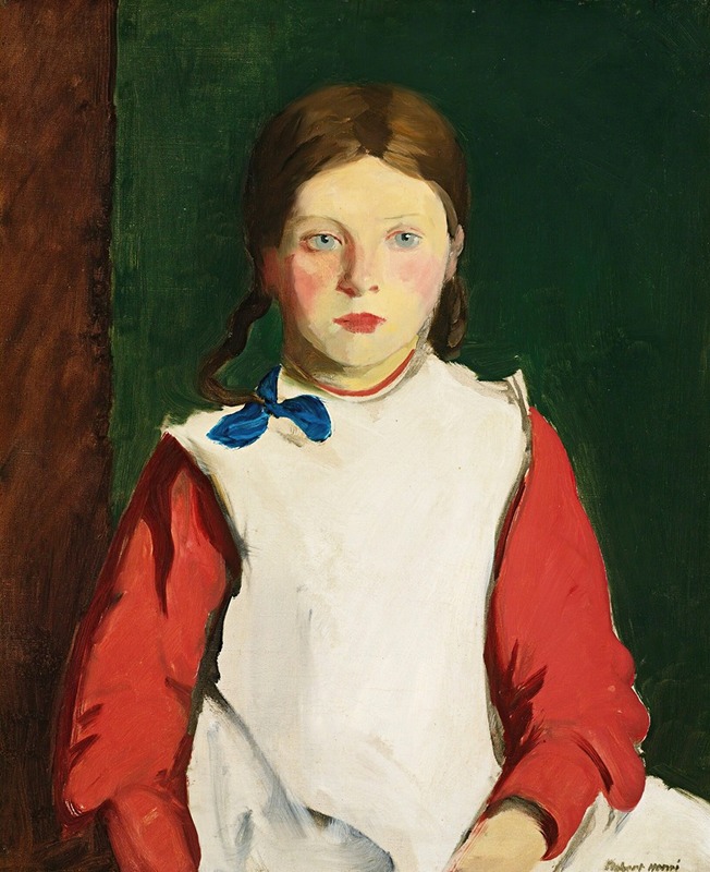 A portrait of a young Irish girl by Robert Henri.