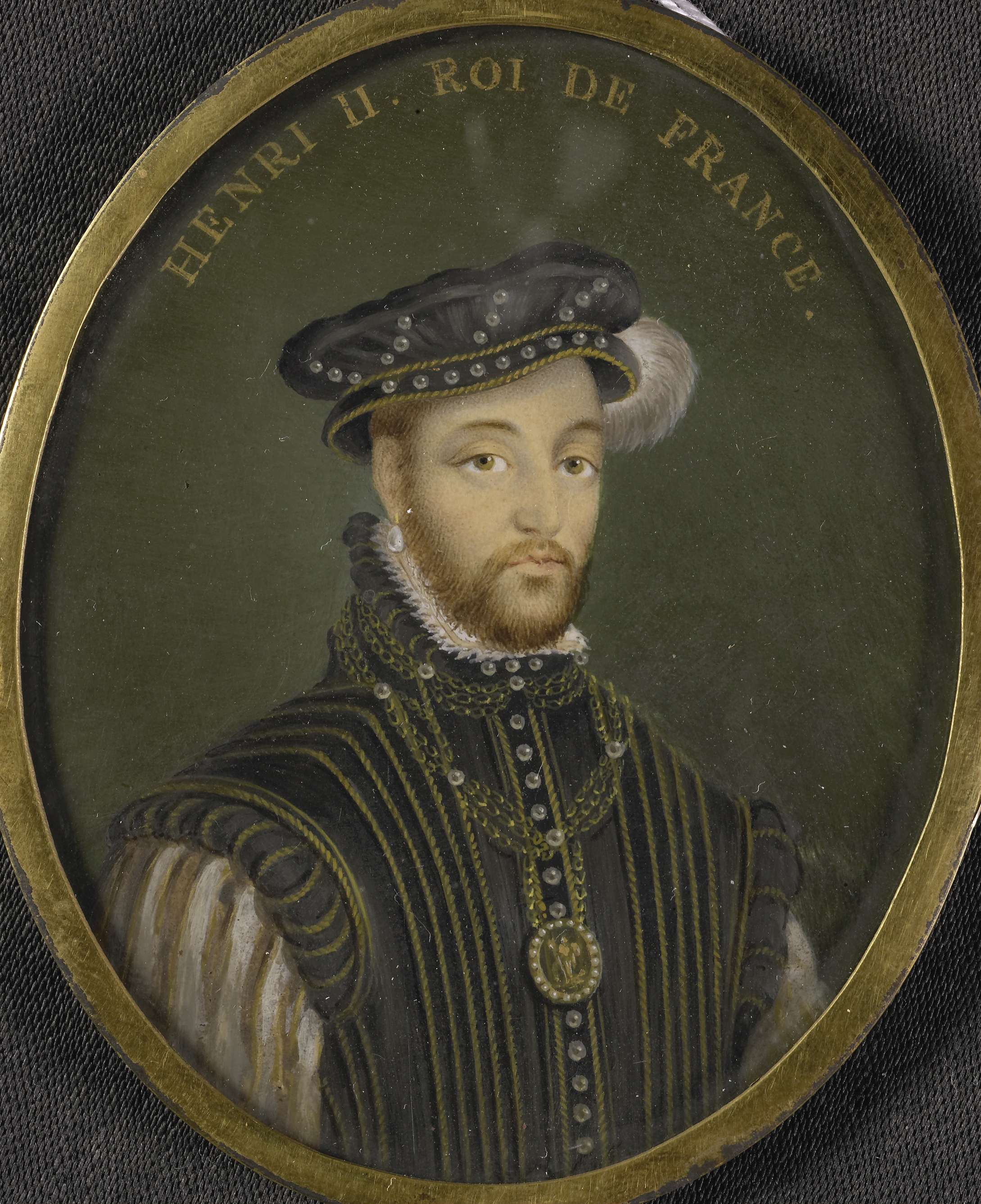Portrait of Hendrik II, oil on canvas by Unknown Artist