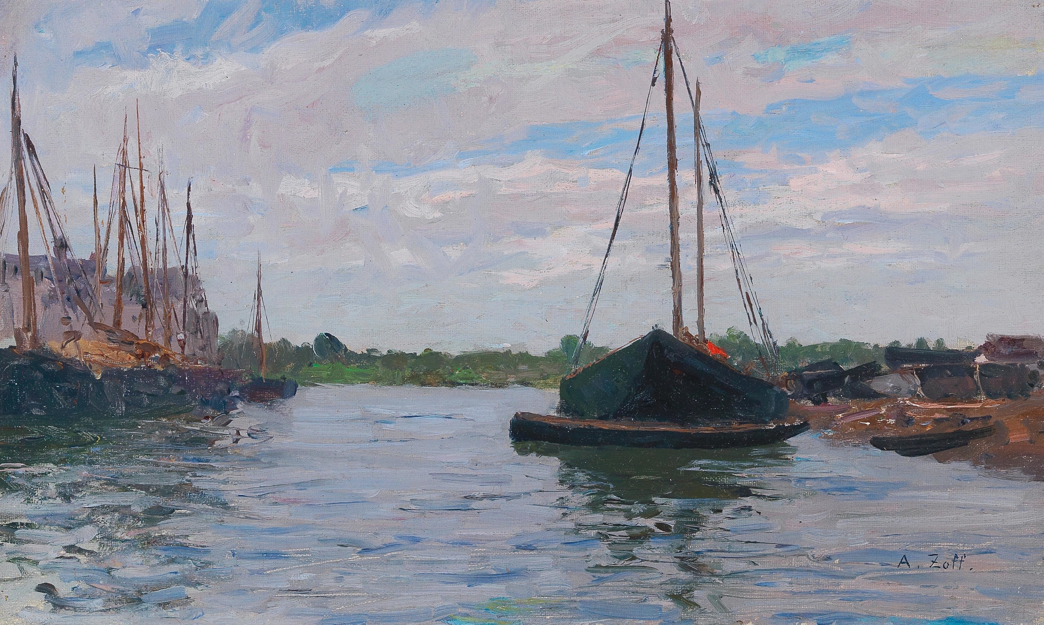 Chioggia, by Alfred Zoff, public domain