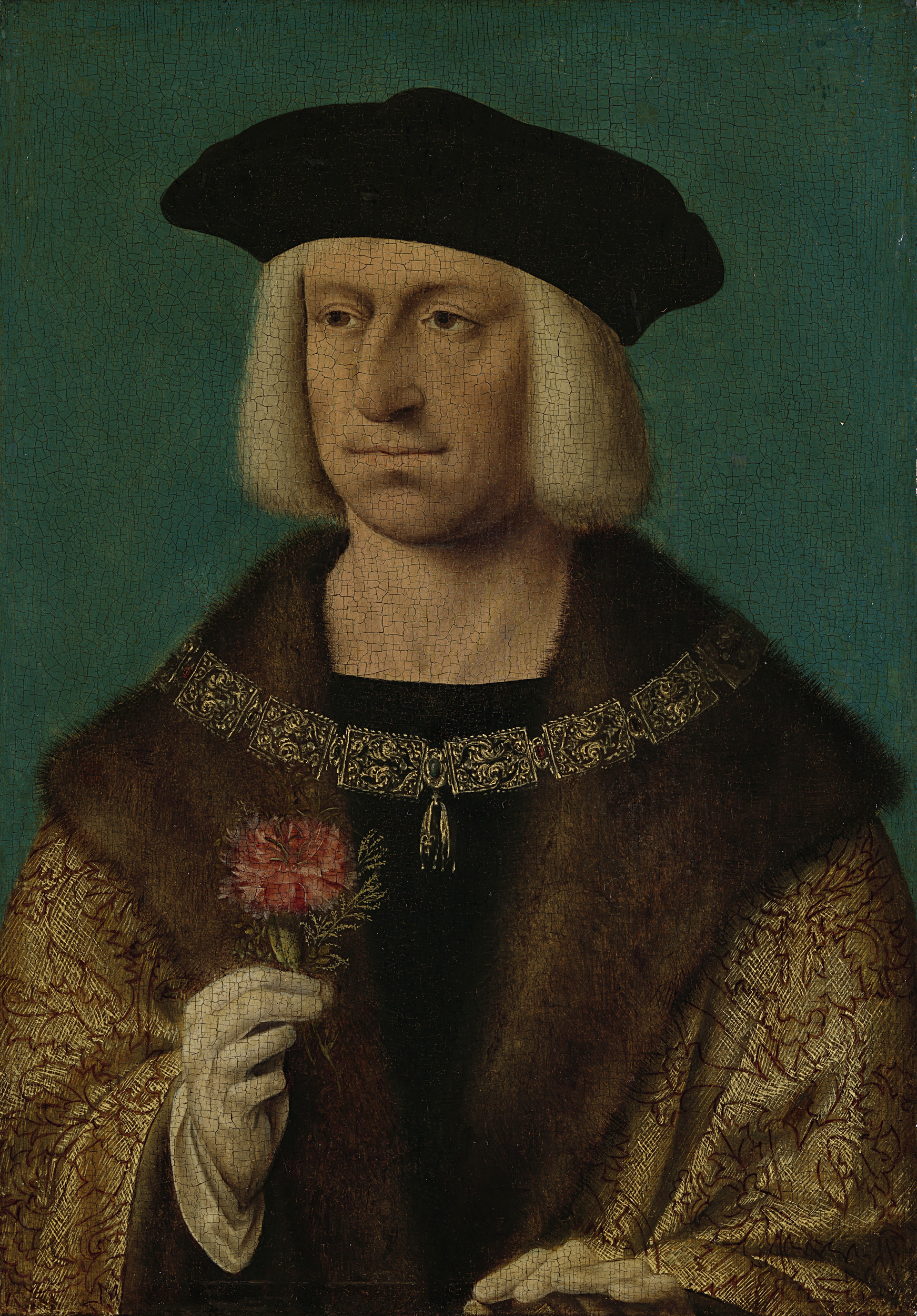 Portrait of Maximilian i (1459-1519), by Joos van Cleve, public domain