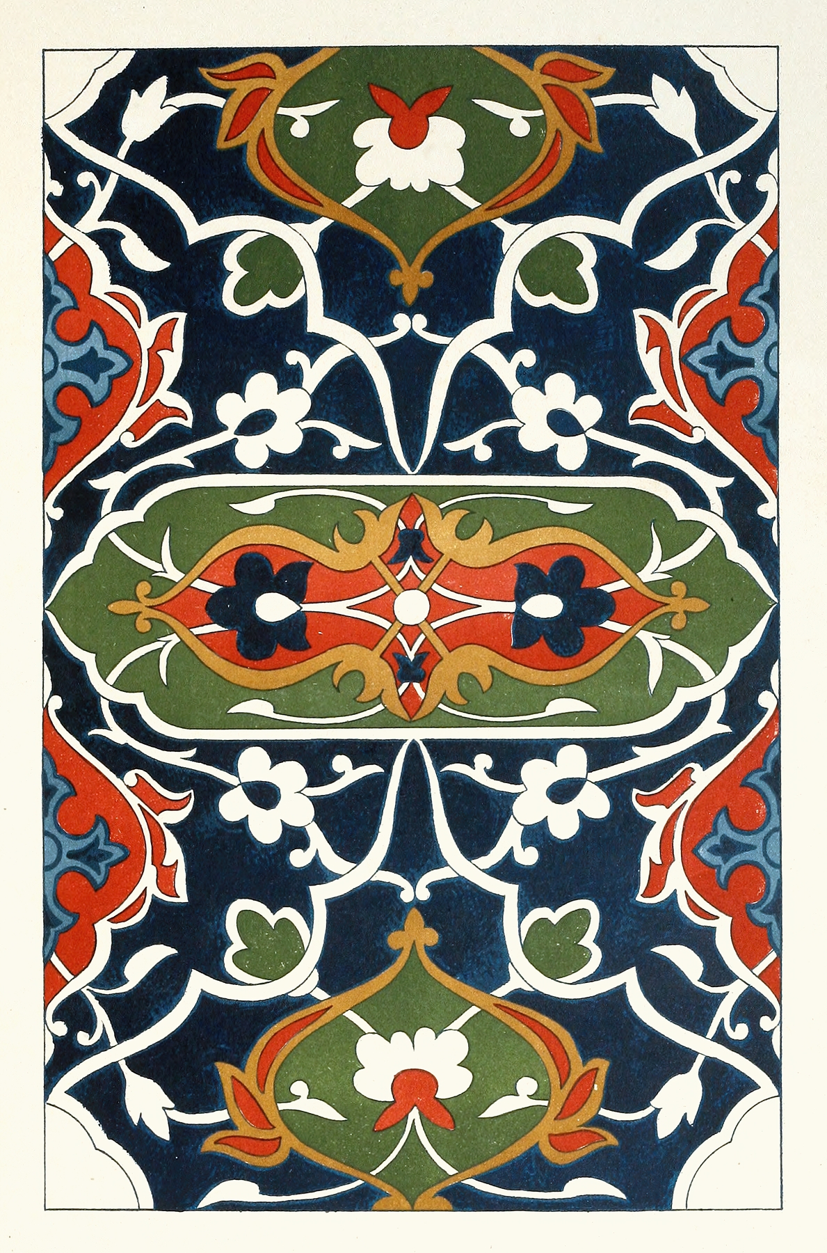 Ornamental tiles, 1884, by Afghan Boundary Commission