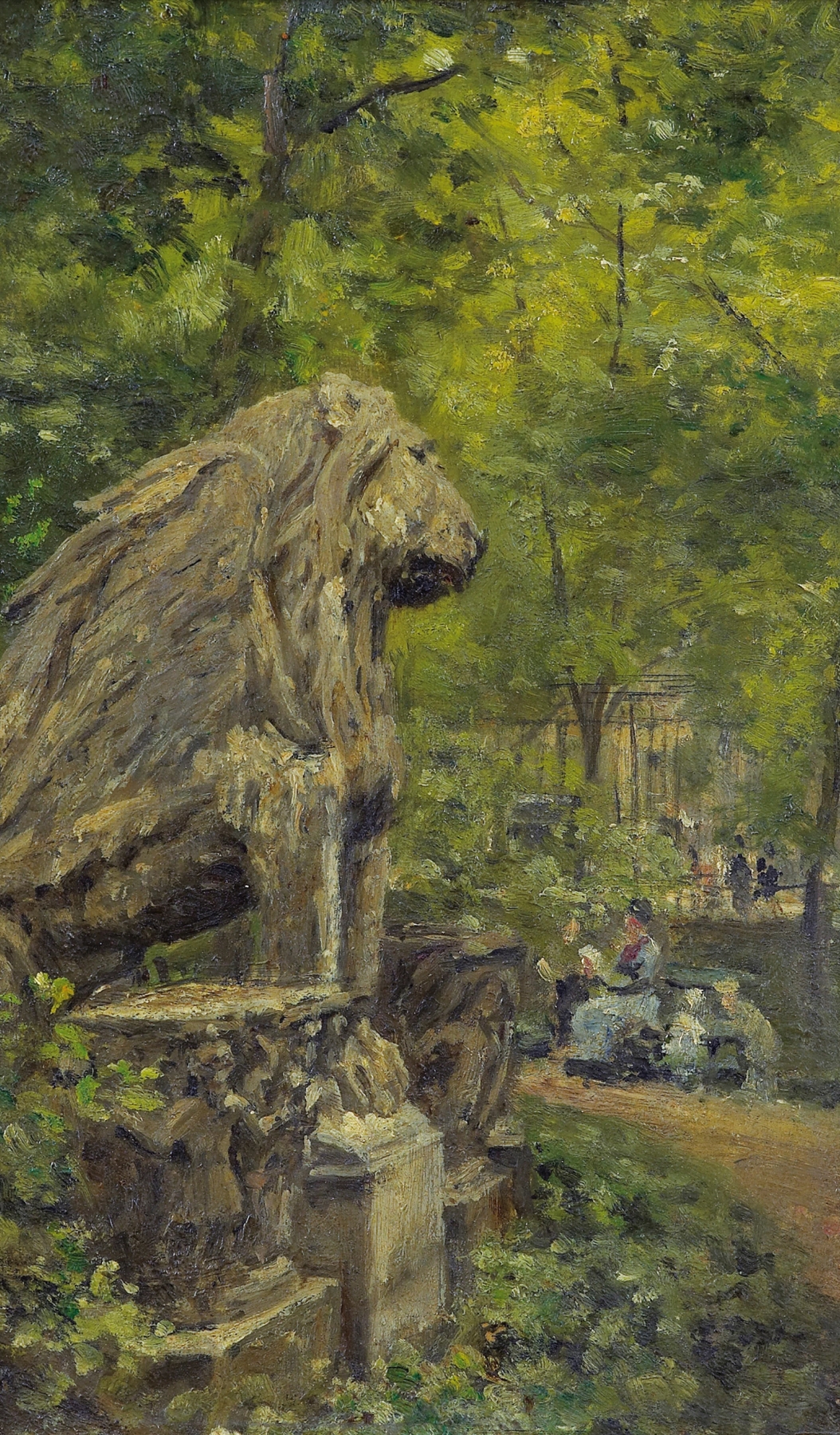Square de Cluny, Paris, by Stanislas Lépine, public domain