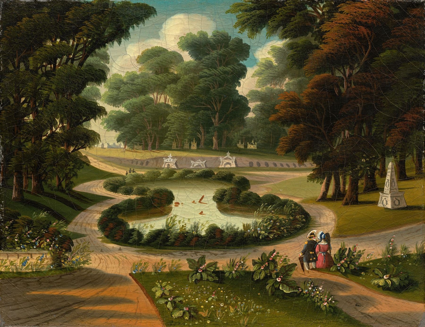 Mount Auburn Cemetery, by Thomas Chambers, public domain