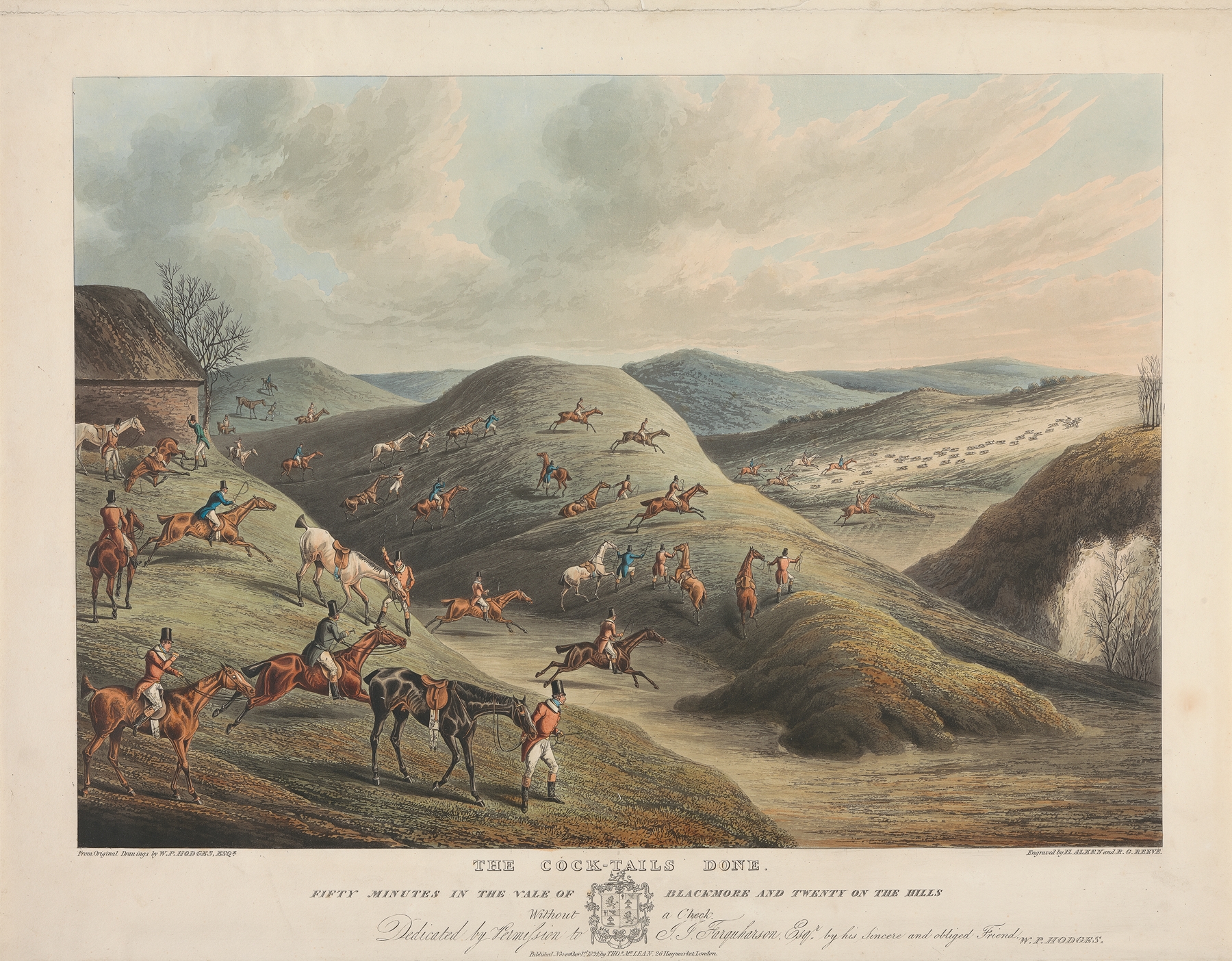 The Cock-Tails Done, by Henry Thomas Alken, public domain