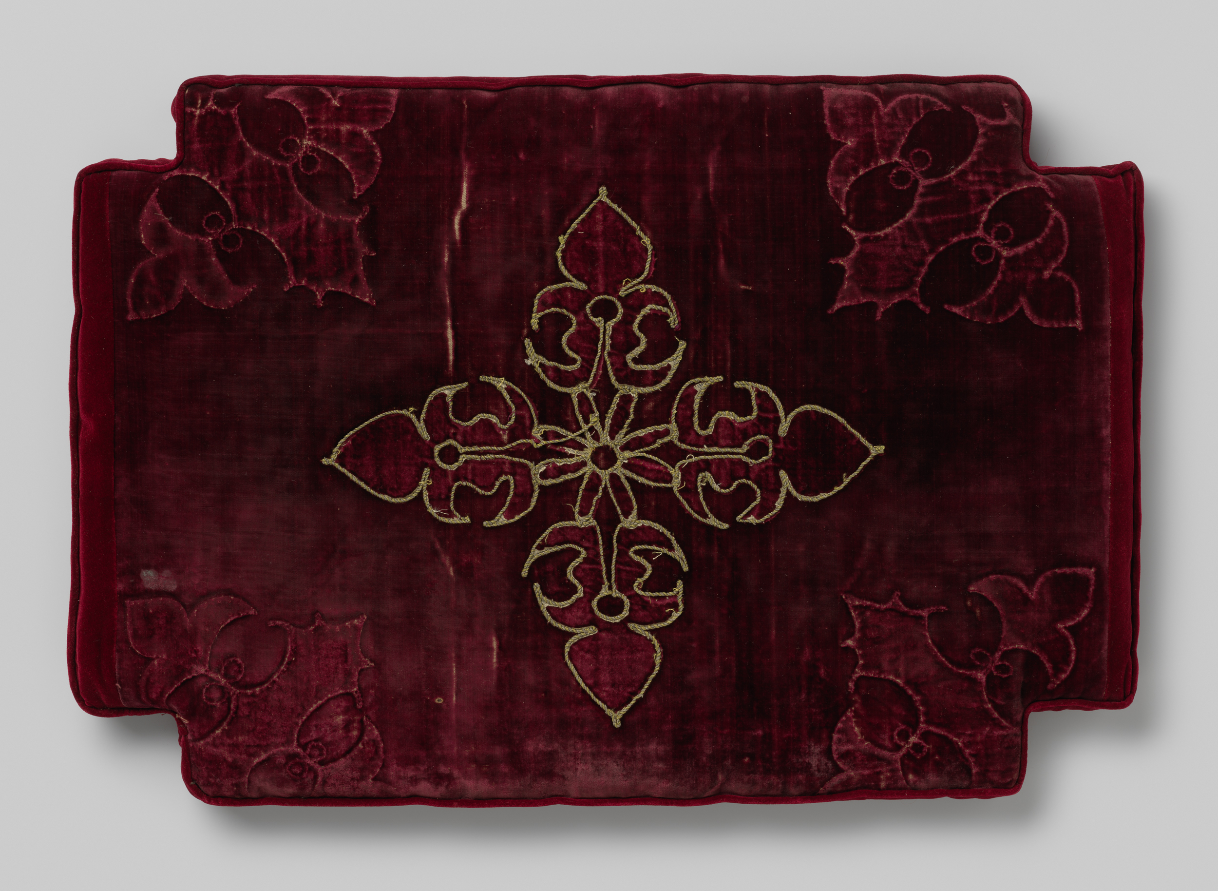 Still life textile cushion by an unknown artist