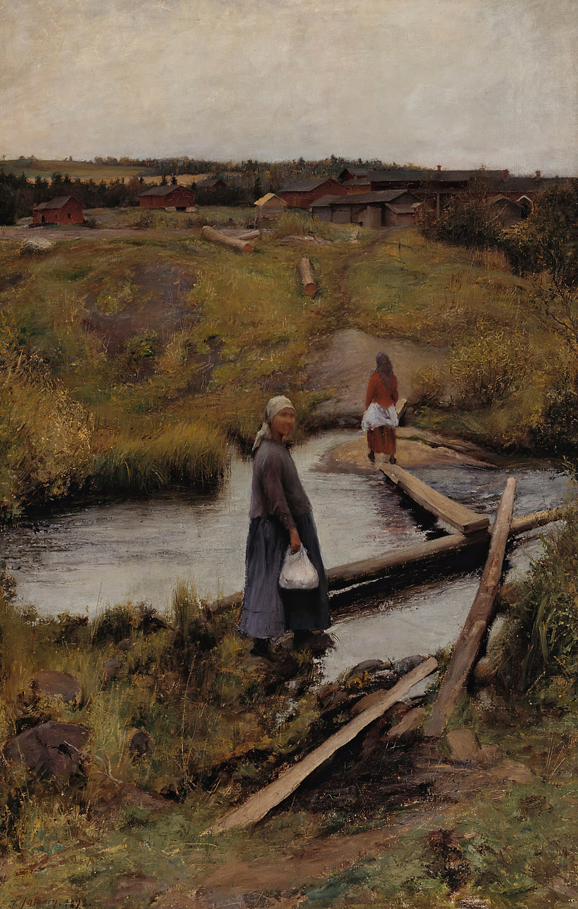 The Short-Cut, by Pekka Halonen, public domain