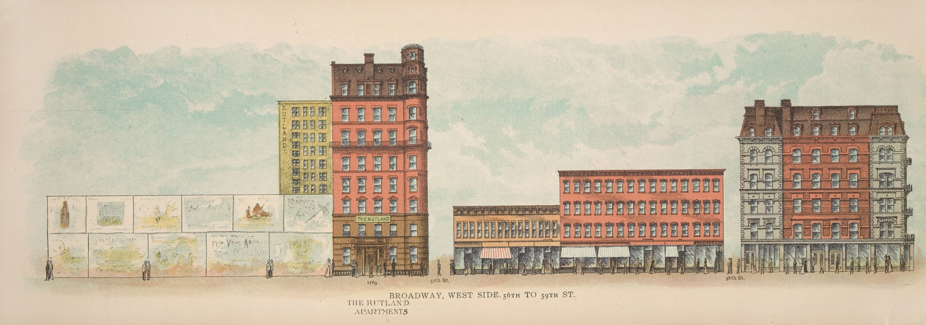 Genre scene depicting street life in New York City, by Mail & Express