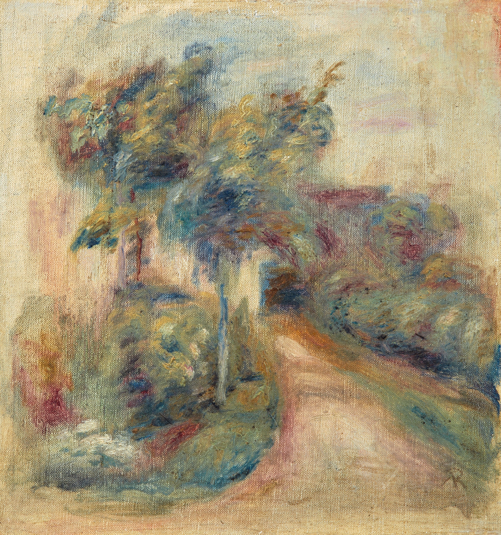 Paysage, by Pierre-Auguste Renoir, public domain