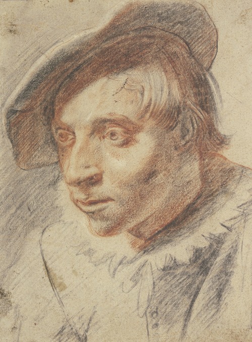 This painting features a peasant man wearing a cap, showcasing the artistry of Frans Hals.