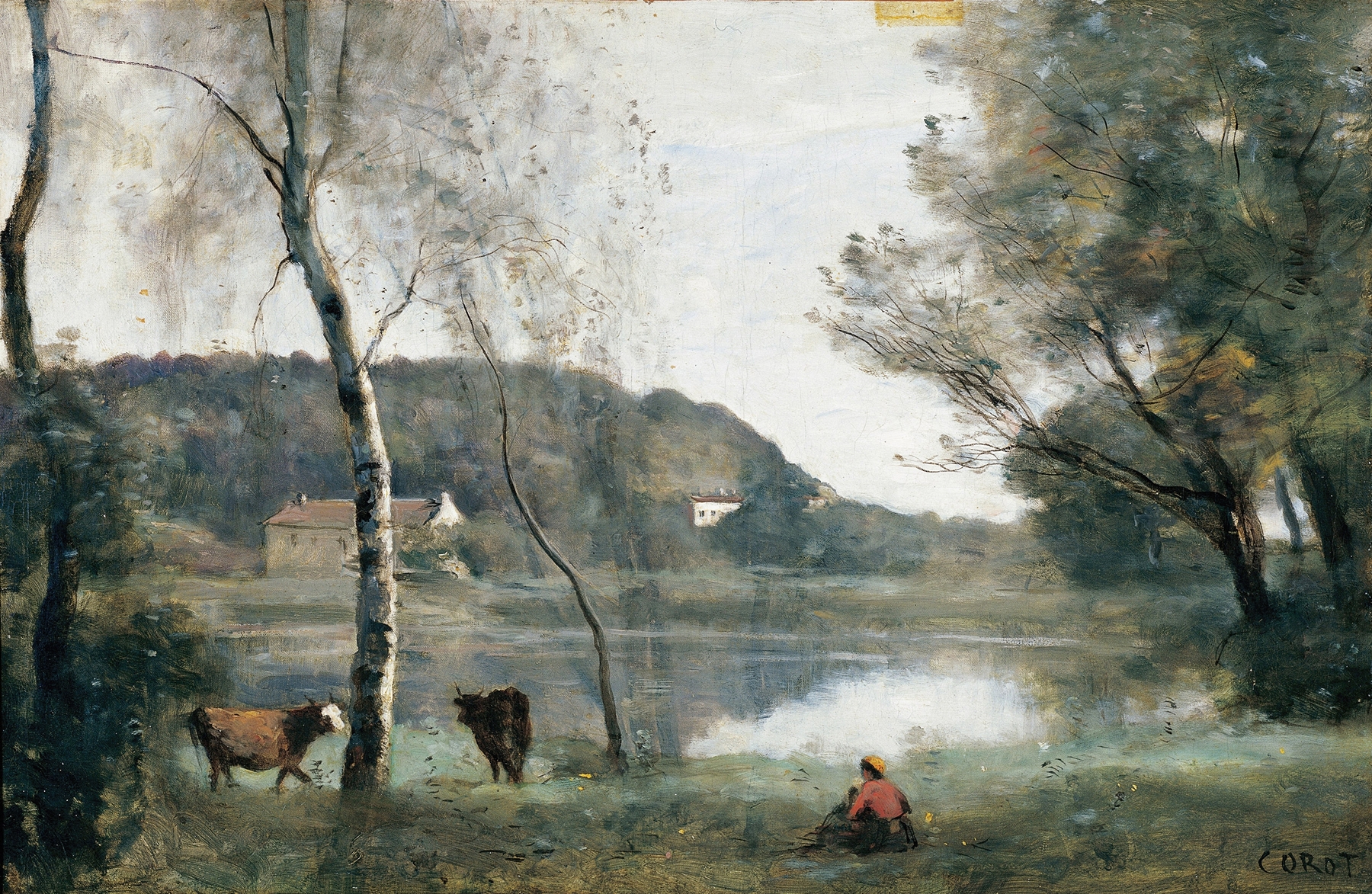 L’Etang de ville d’Avray, by Jean-Baptiste-Camille Corot, public domain
