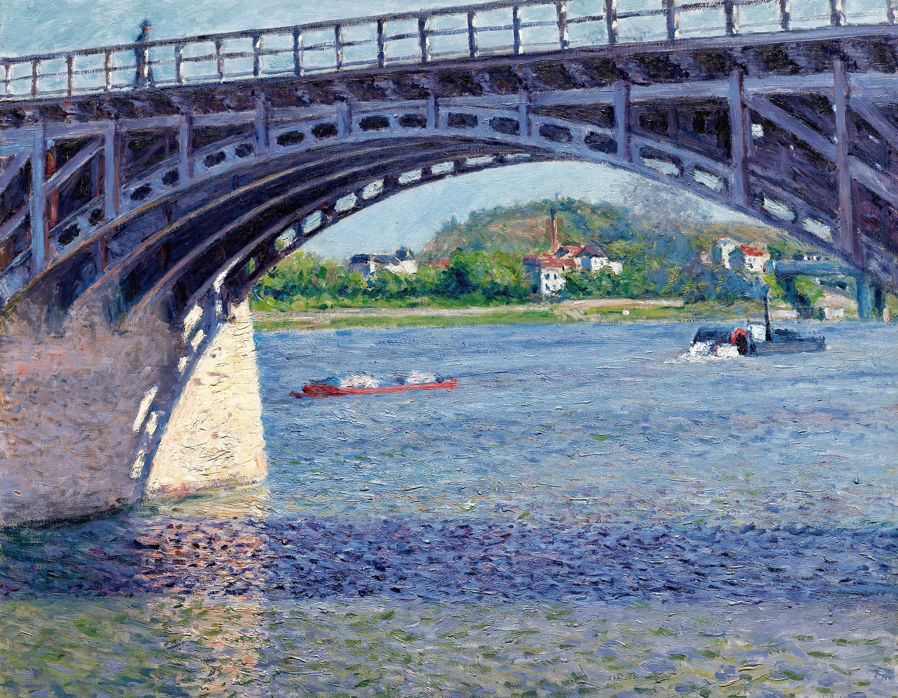 Le Pont D’argenteuil Et La Seine, by Gustave Caillebotte, public domain