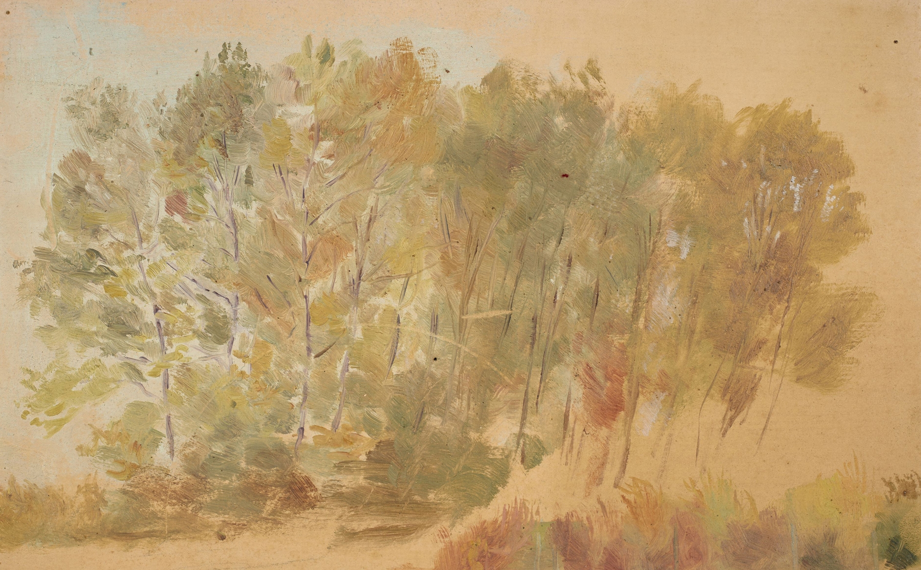Landscape with water and foliage by Jeanne Jegou-Cadart, medium unknown.