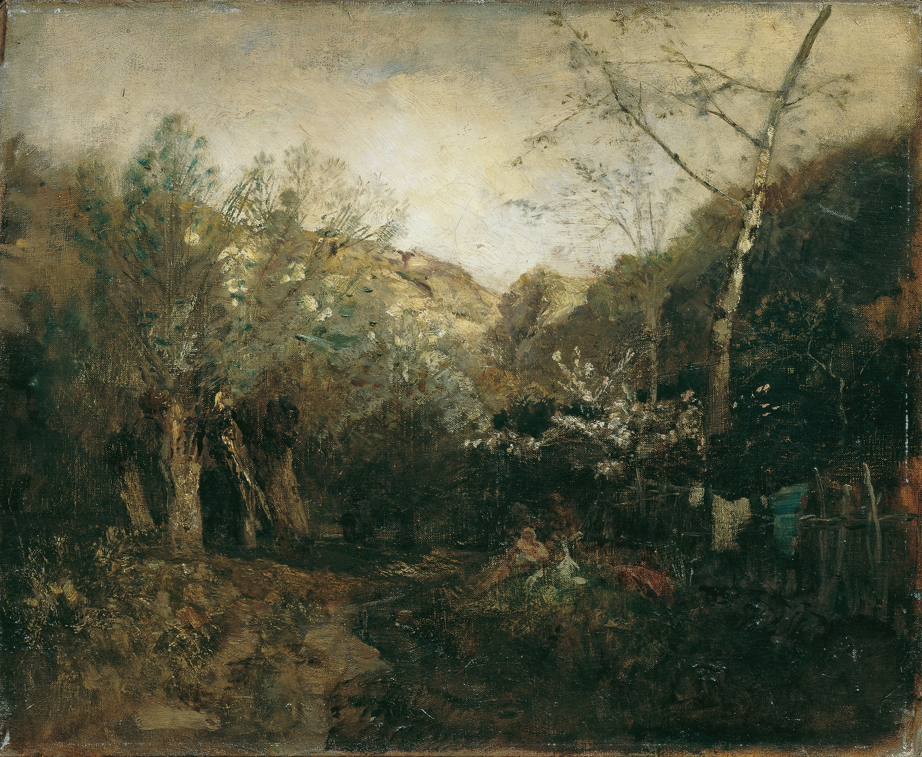 Partie bei Haslau an der Donau, by Emil Jakob Schindler, public domain