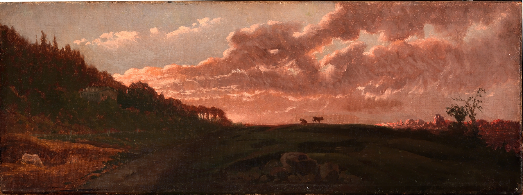 Romantic Landscape, by Robert S. Duncanson, public domain