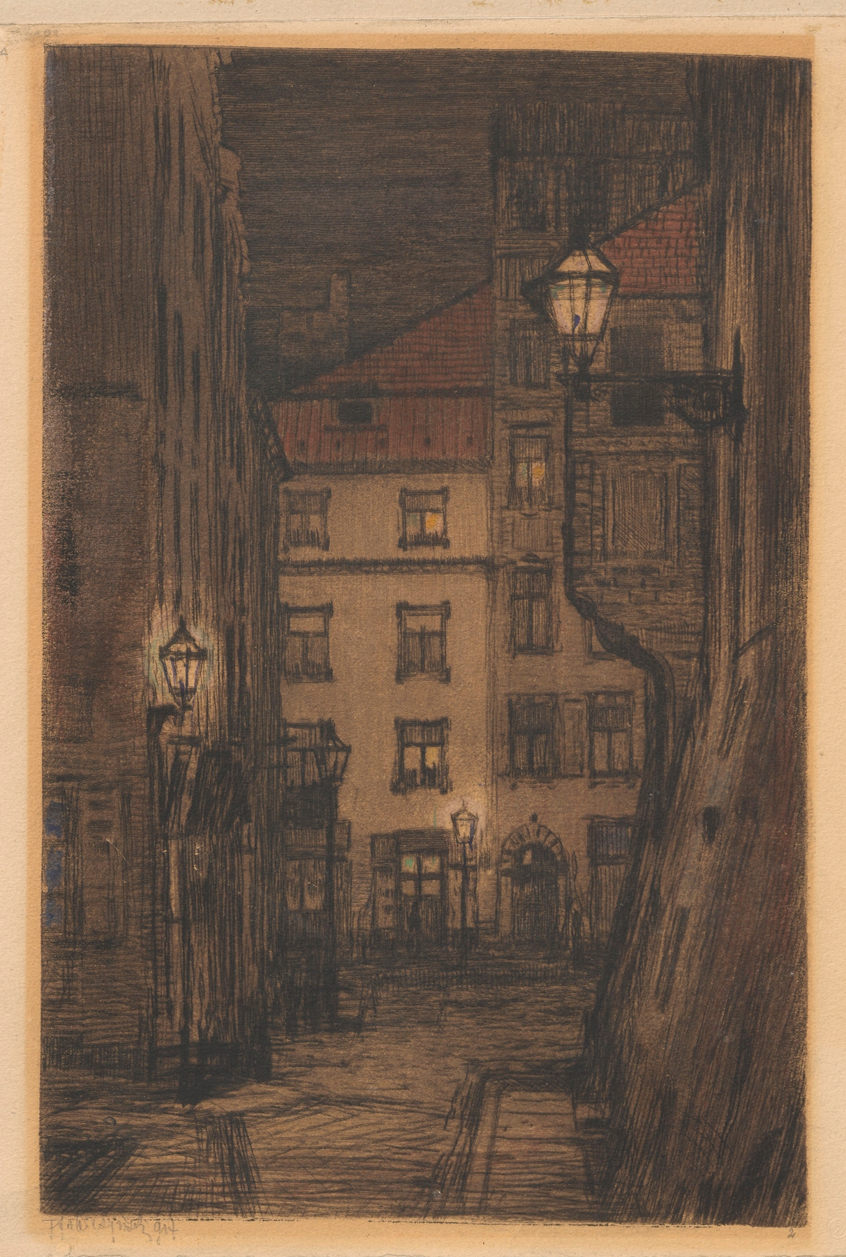 View of the Market Square from Wąski Dunaj Street by Feliks Jabłczyński, unknown medium